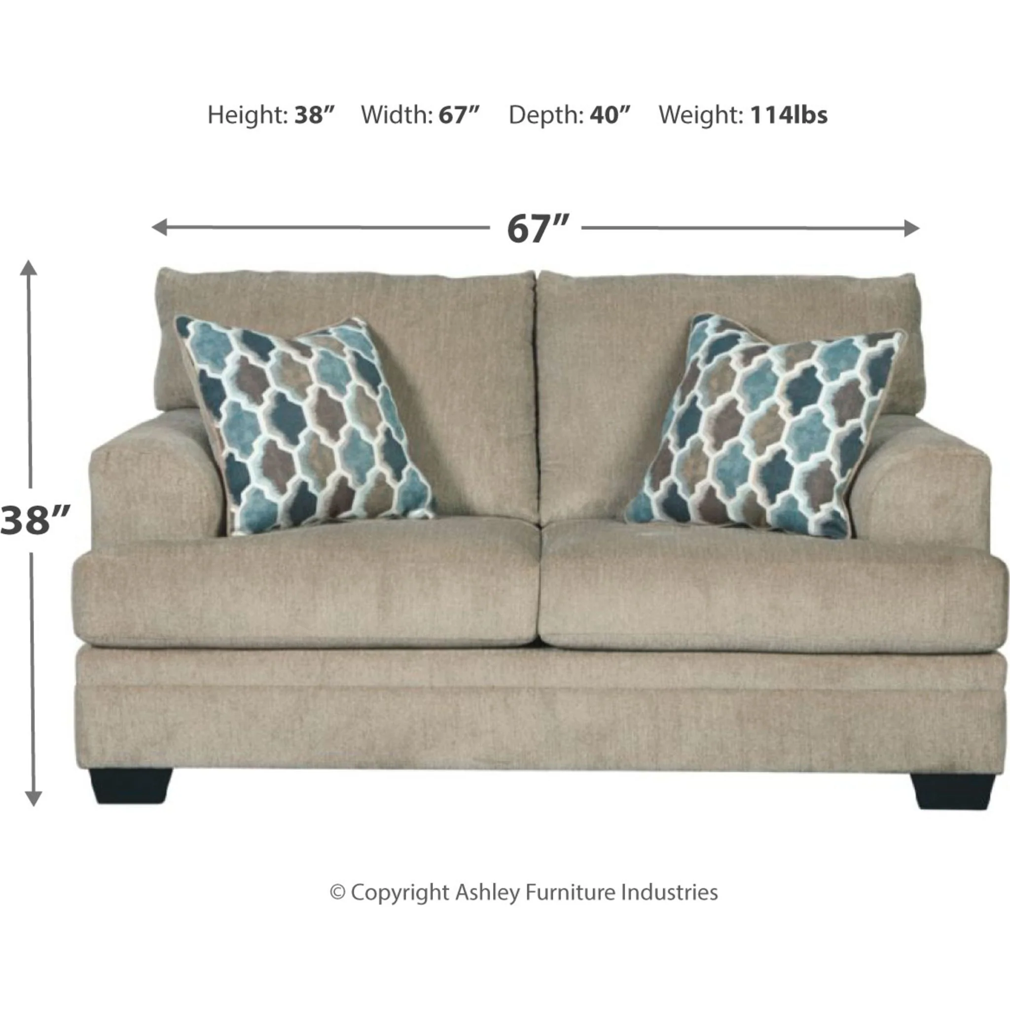 Dorsten Loveseat - Image 4