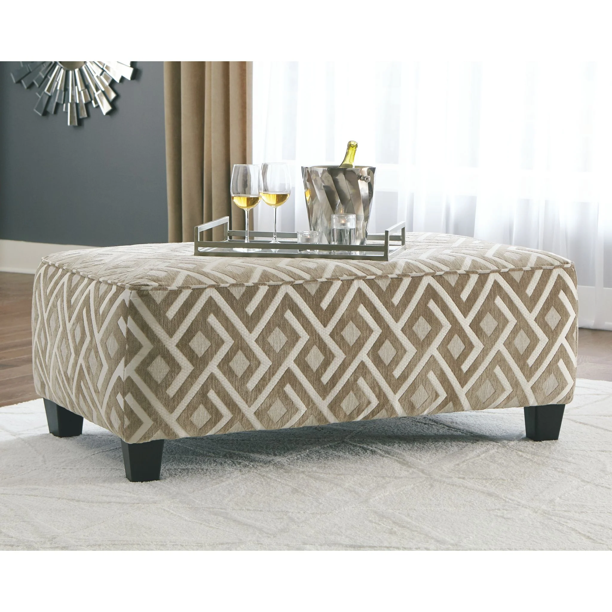 Dovemont Oversized Accent Ottoman - Image 2