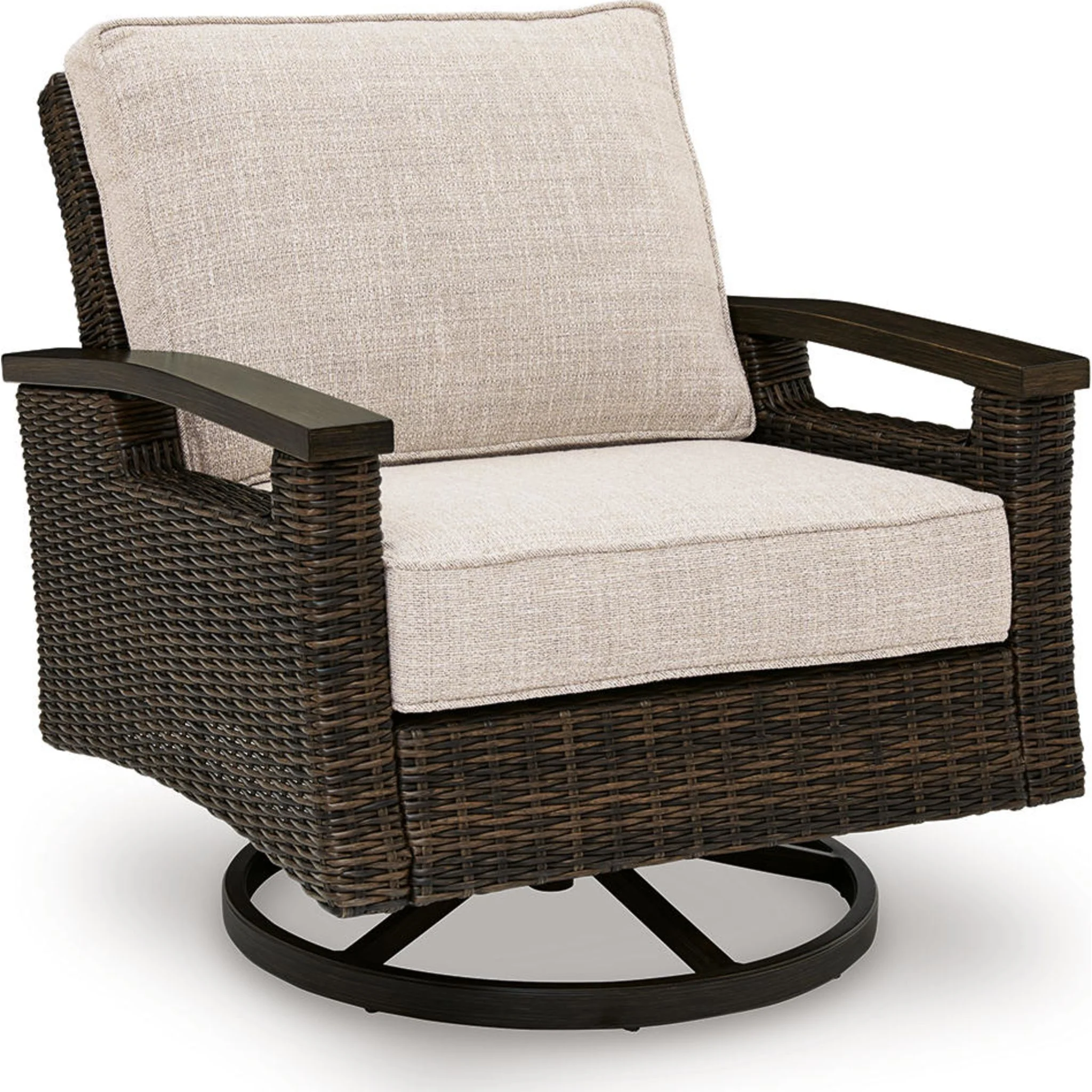 Drakes Beach Outdoor Swivel Lounge Chair (Set of 2) - Image 3