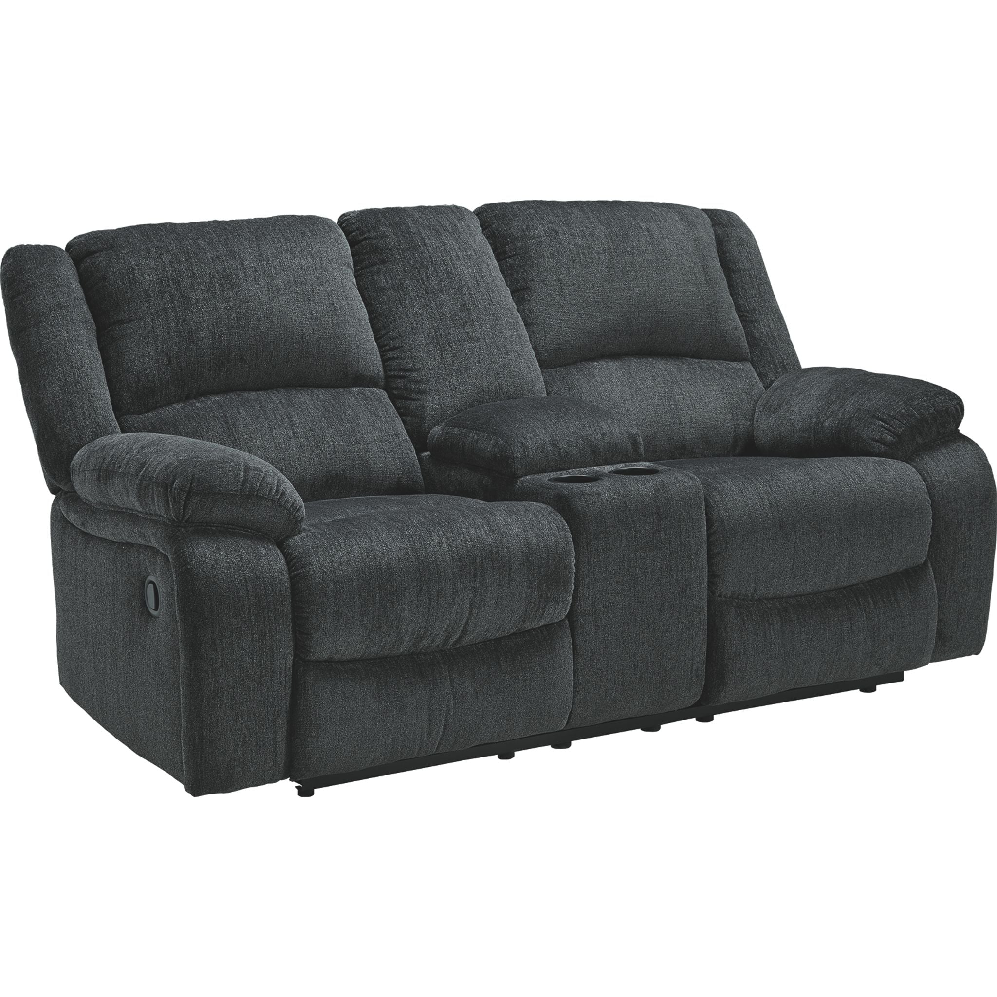 Draycoll Reclining Loveseat with Console - Image 3