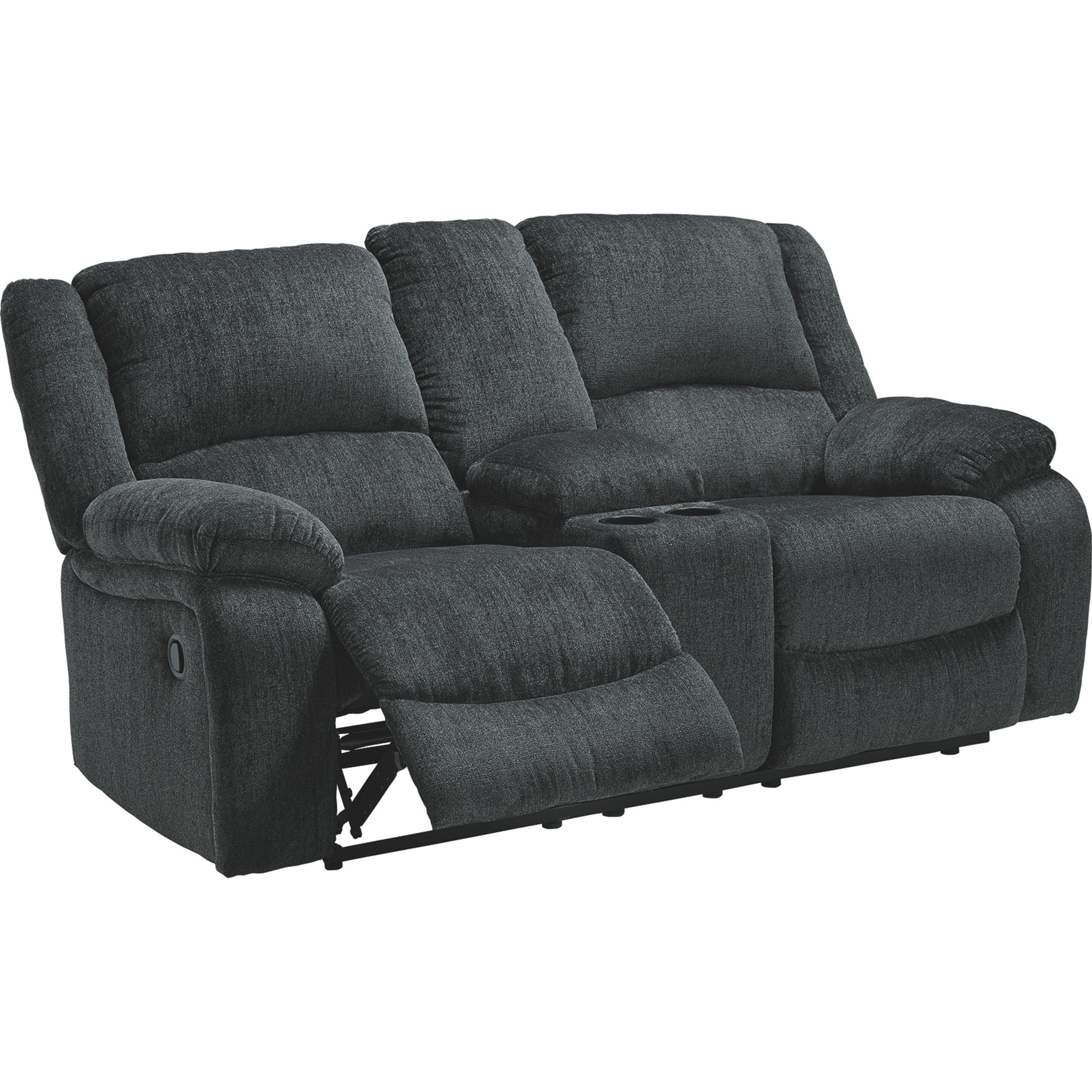 Draycoll Reclining Loveseat with Console - Image 6