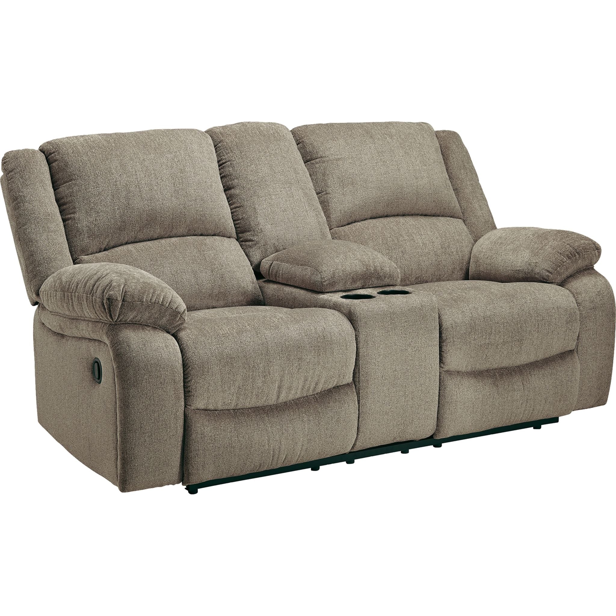 Draycoll Reclining Loveseat with Console - Image 3