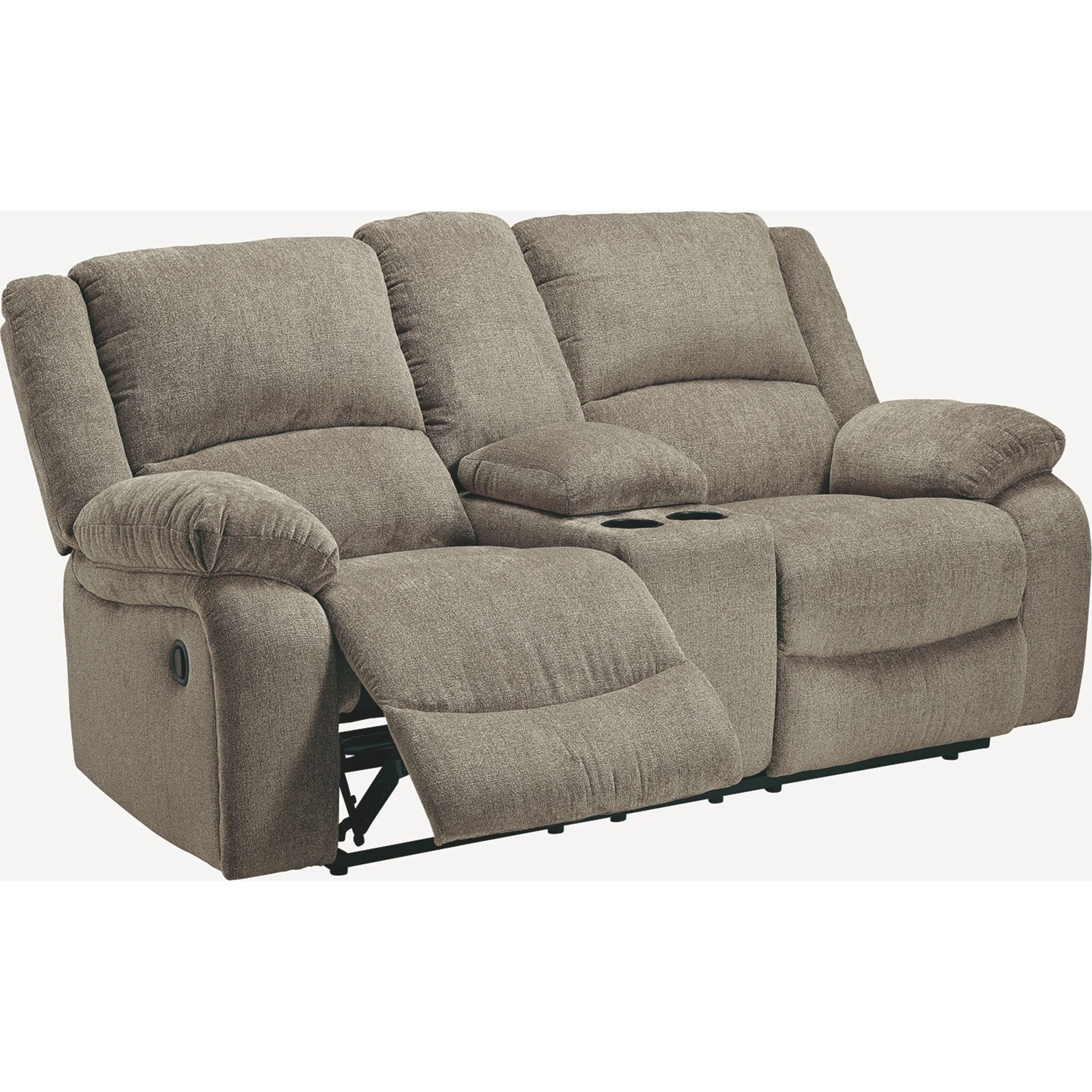 Draycoll Reclining Loveseat with Console - Image 5