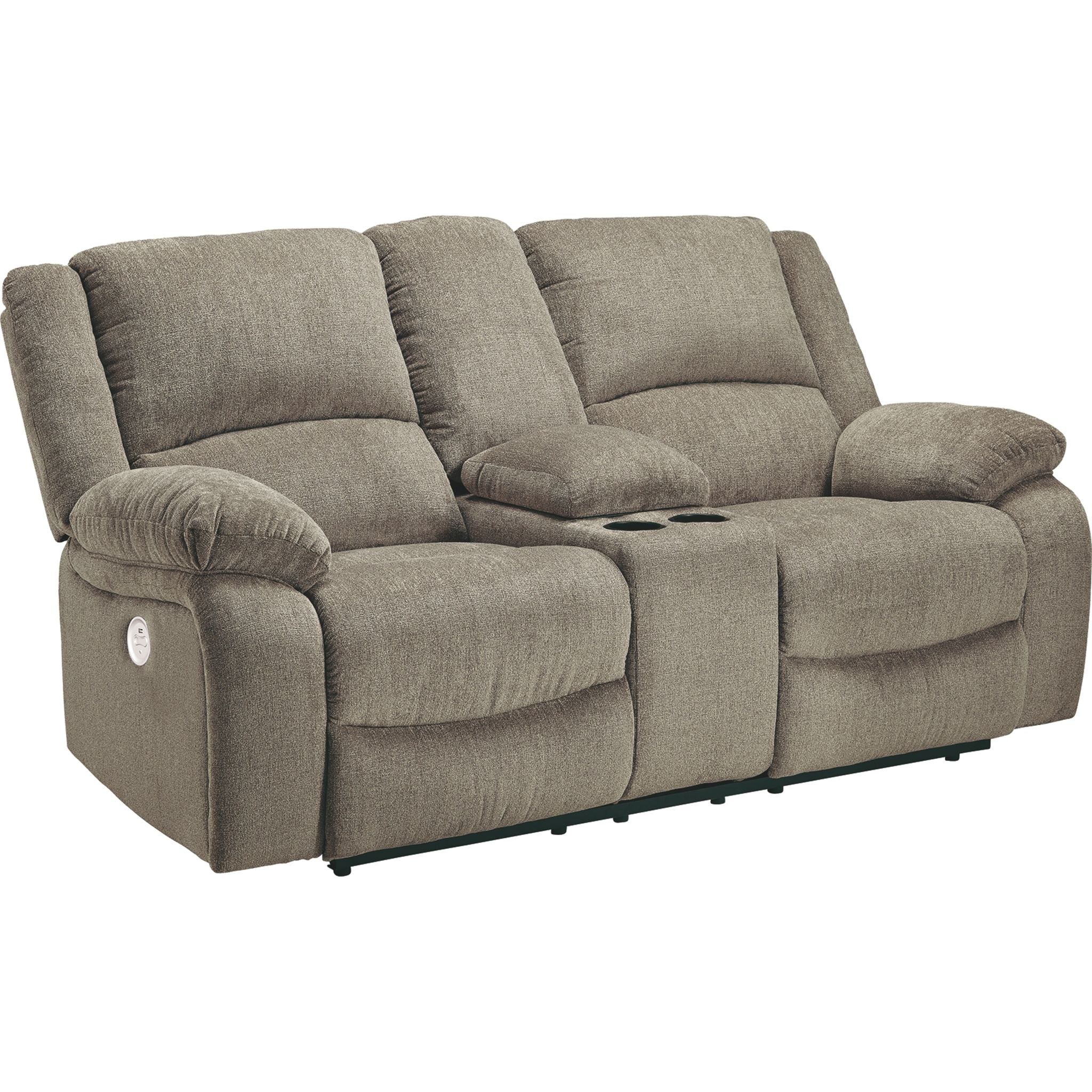 Draycoll Reclining Power Loveseat with Console - Image 5