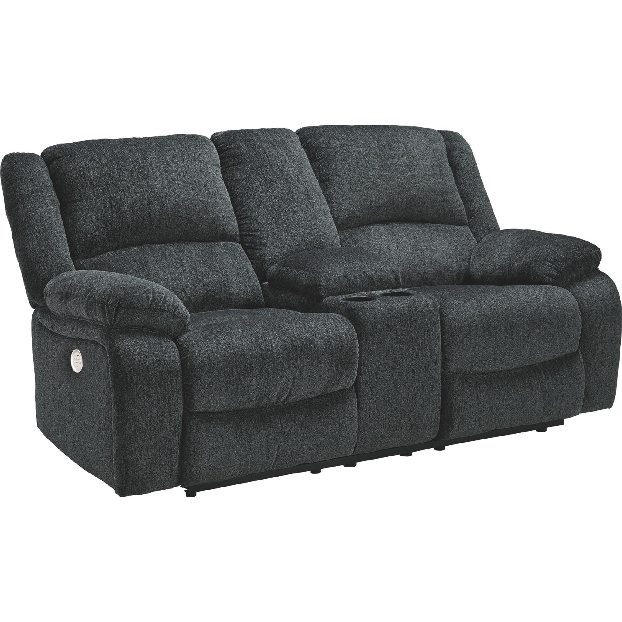 Draycoll Reclining Power Loveseat with Console - Image 5