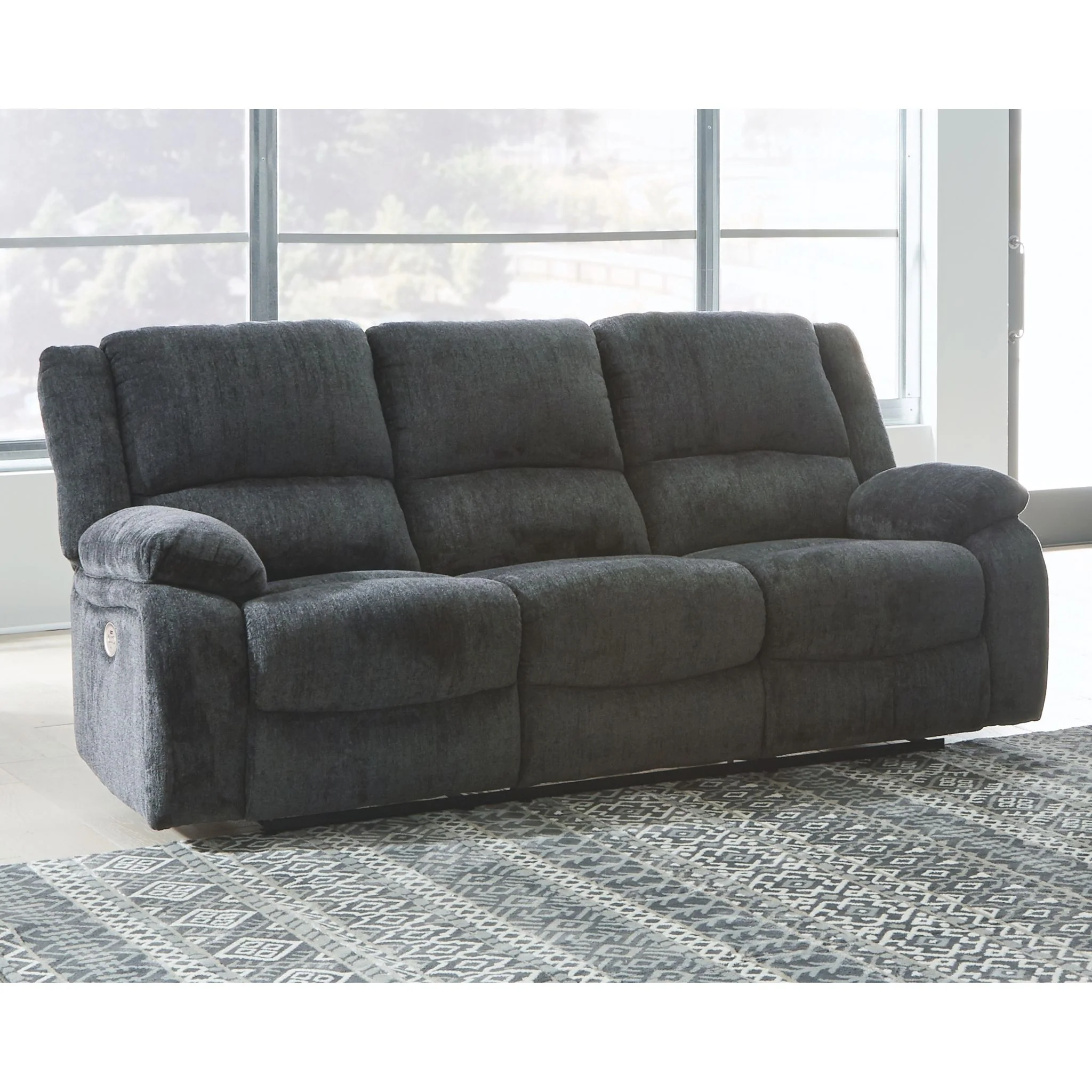 Draycoll Reclining Sofa with Power - Image 2