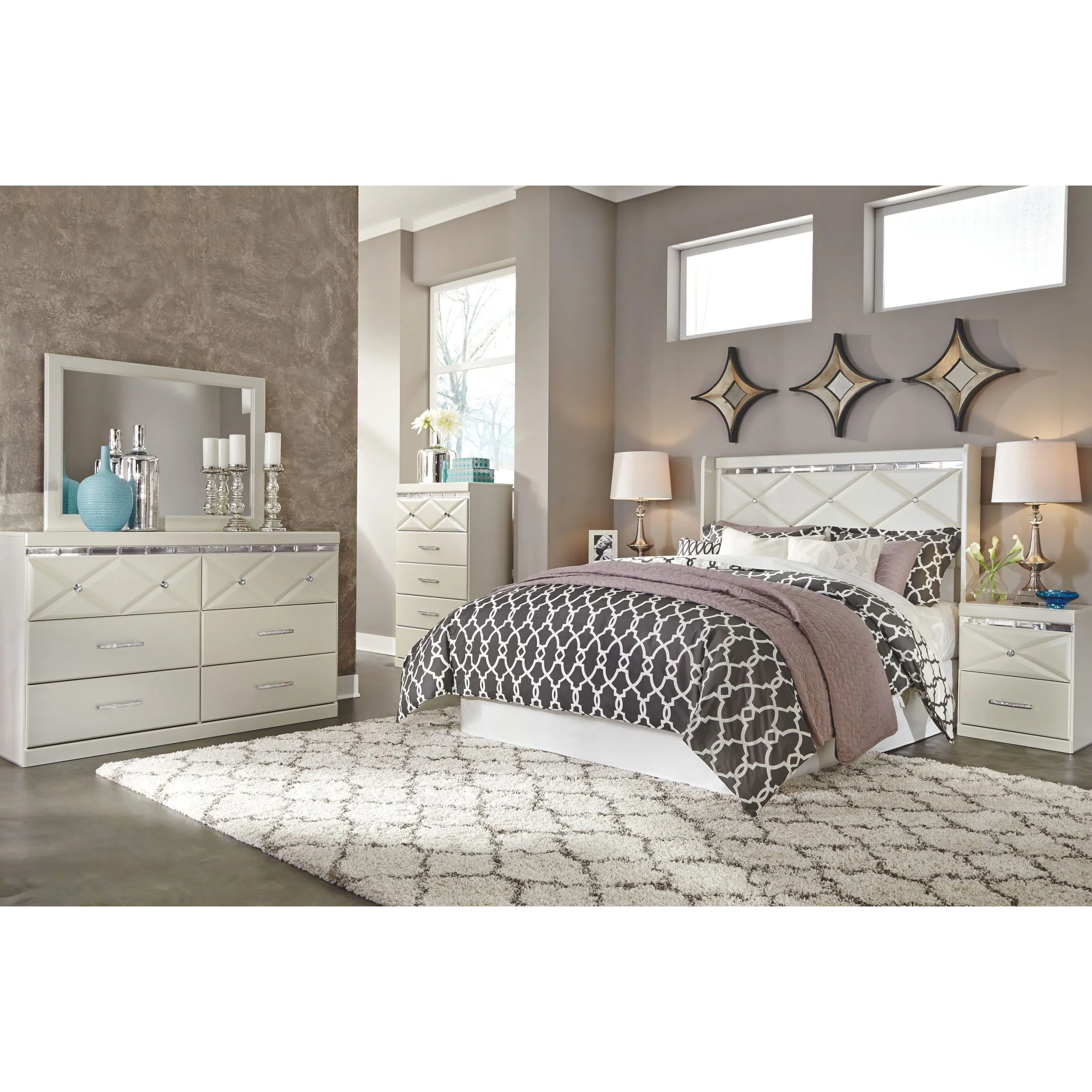 Dreamur 3 Piece Panel Bed - Image 5