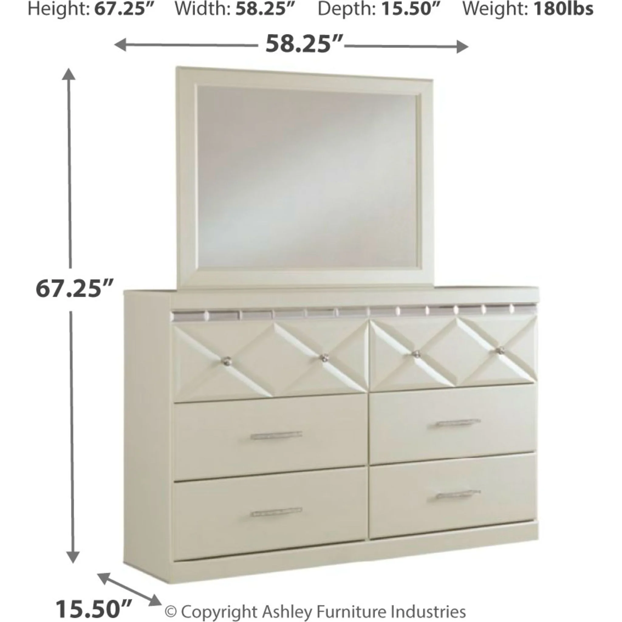 Dreamur 5 Piece Queen Panel Bedroom - Image 5