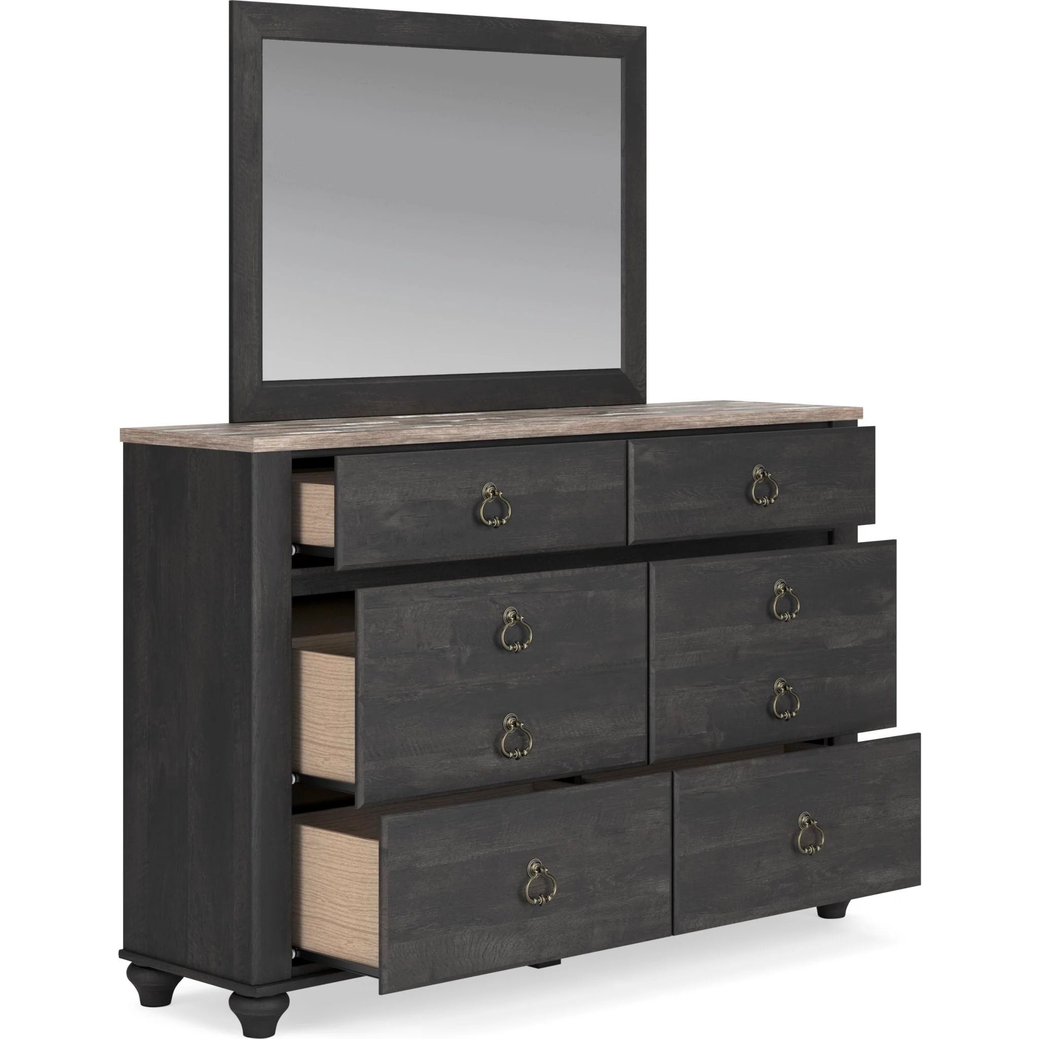 Nanforth Dresser and Mirror - Image 2