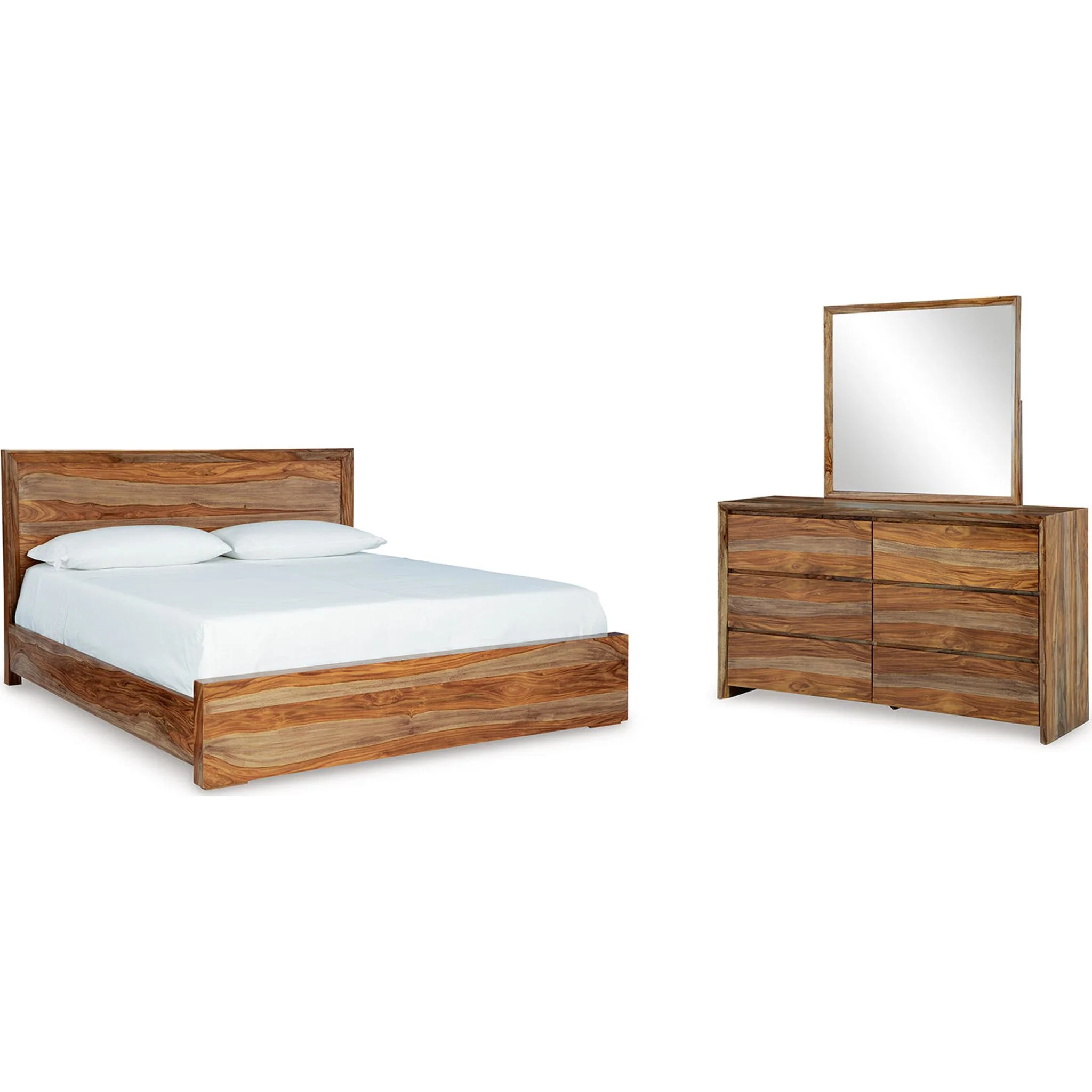Dressonni 5 Piece King Panel Bedroom - Image 2