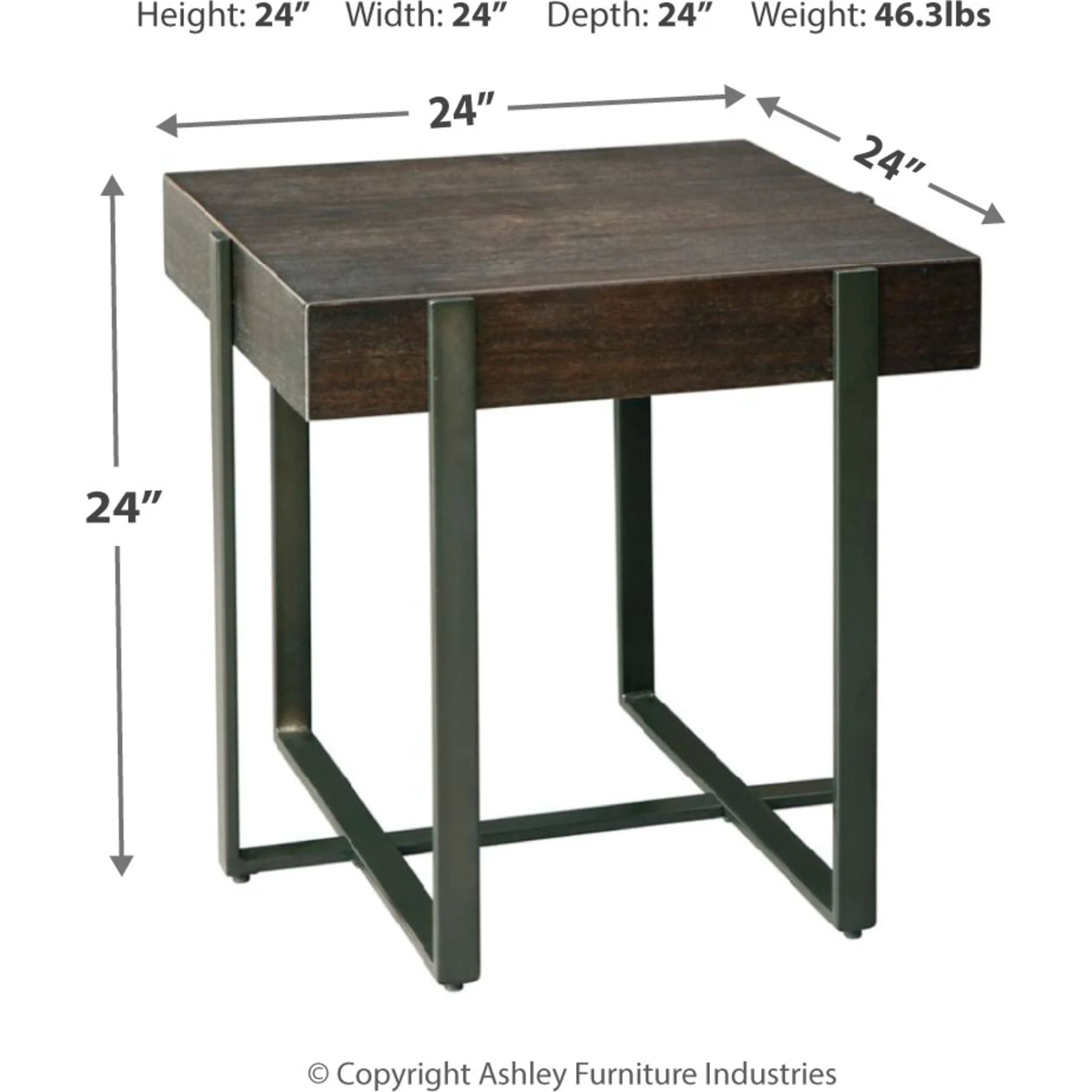 Drewing Square End Table - Image 4