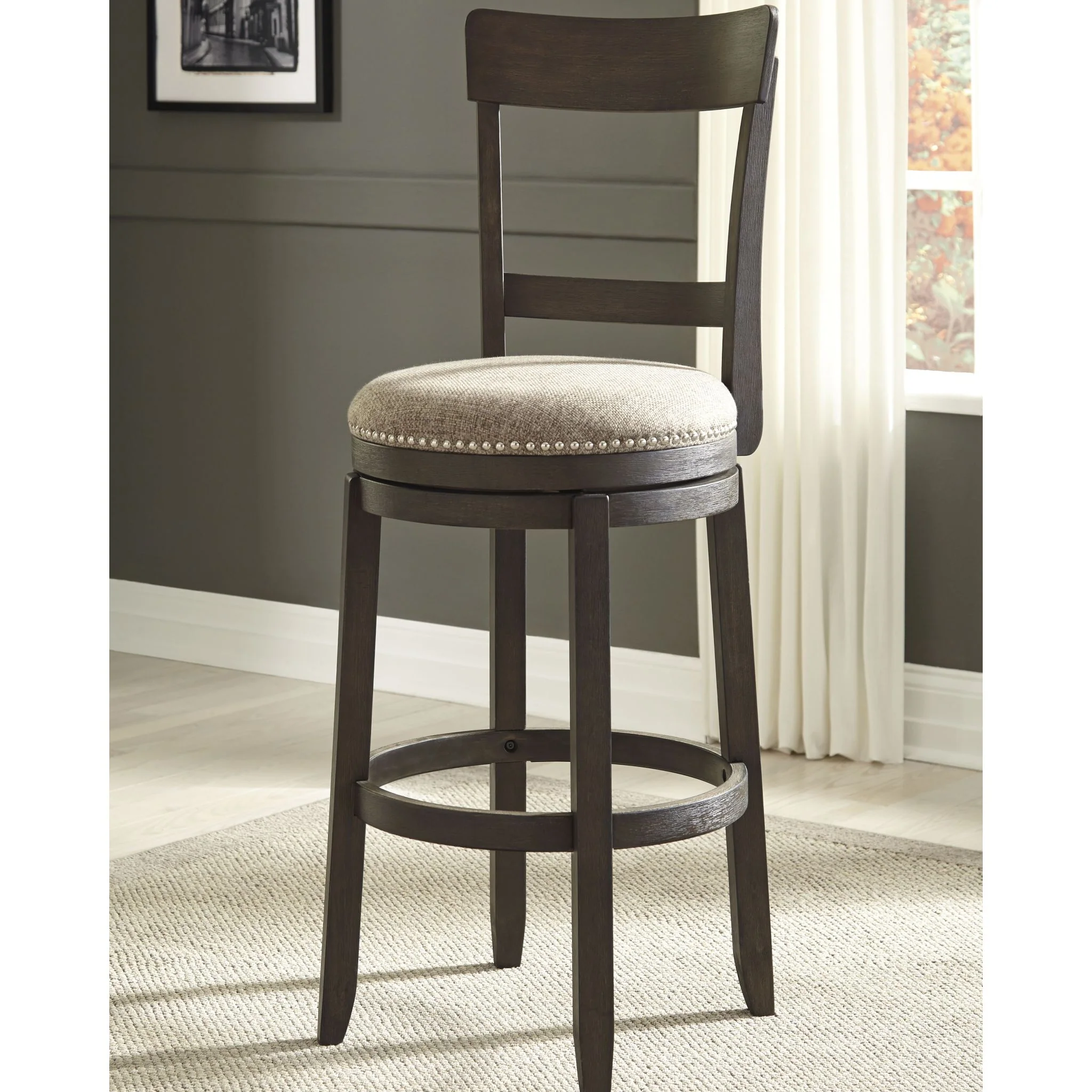 Drewing Upholstered Barstool - Image 2
