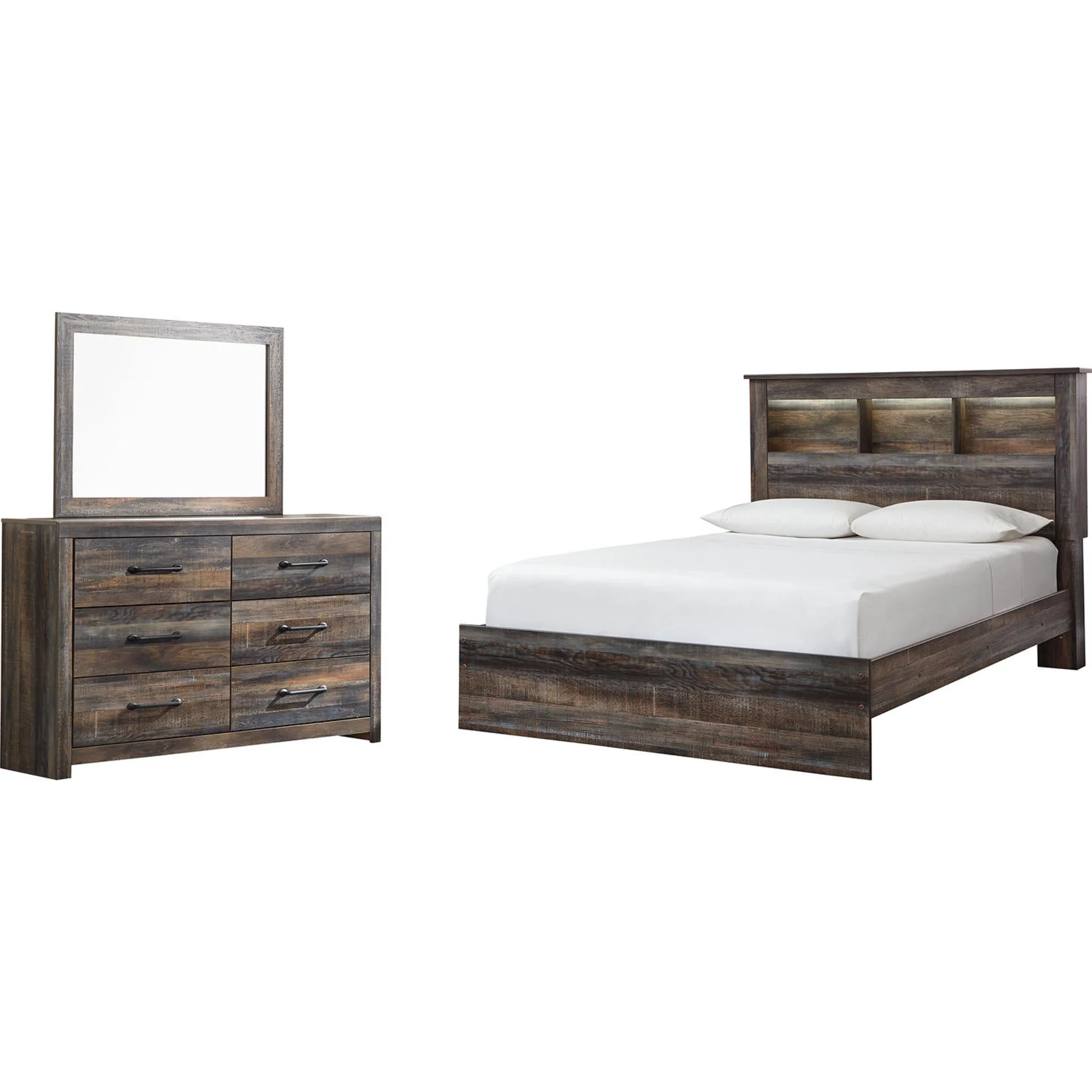 Drystan 5 Piece Bookcase Bedroom - Image 14