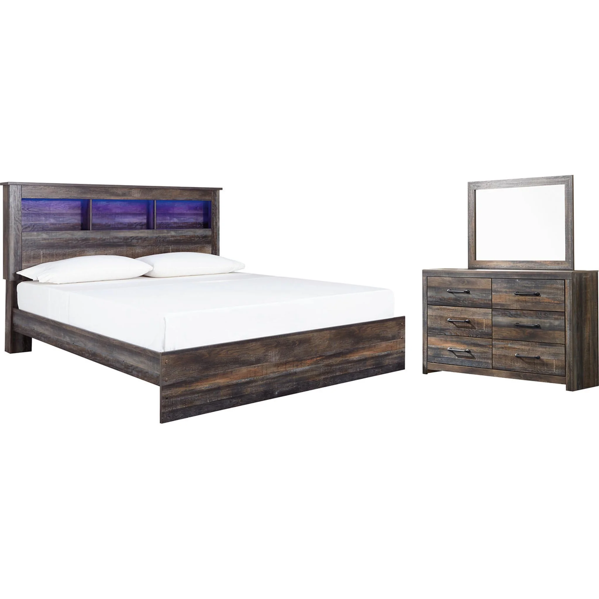 Drystan 5 Piece Bookcase Bedroom - Image 22