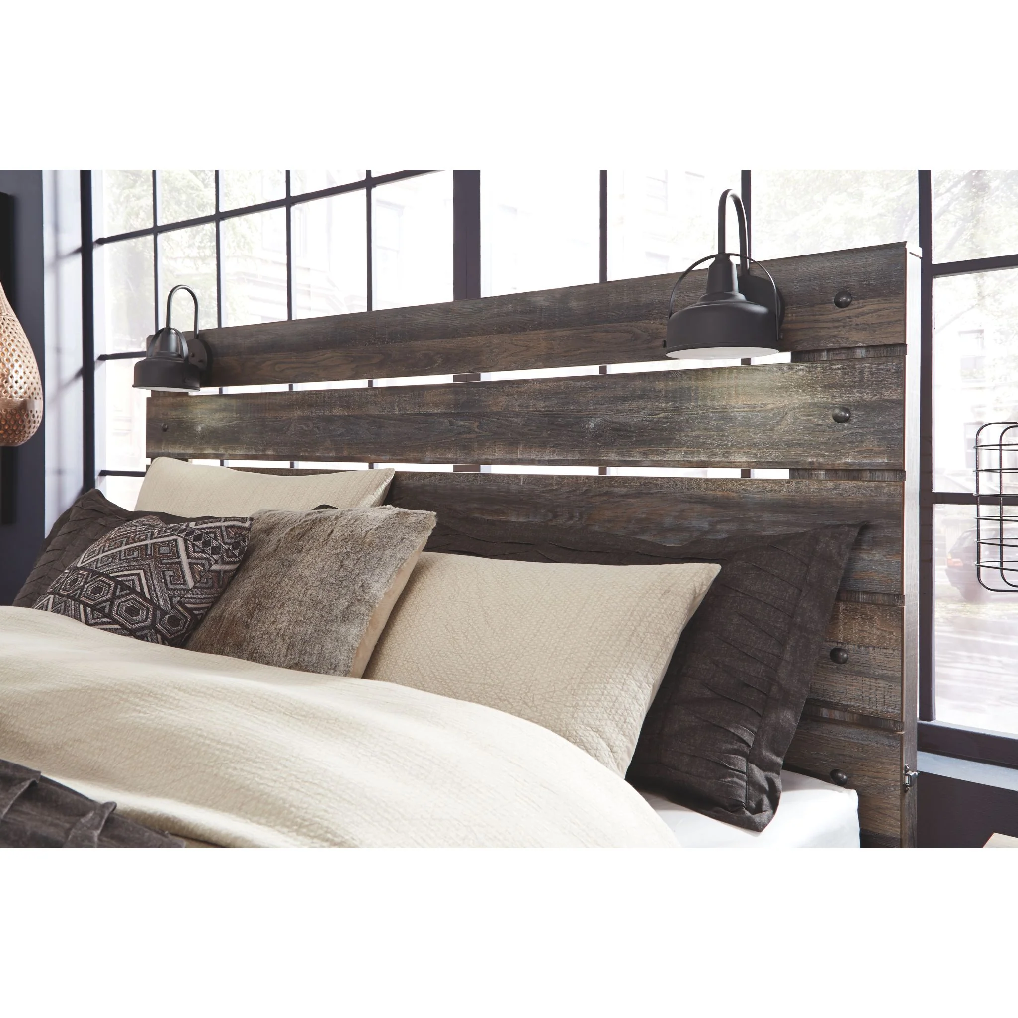 Drystan 5 Piece Panel Bed with 2 Drawer Storage Bedroom - Image 2
