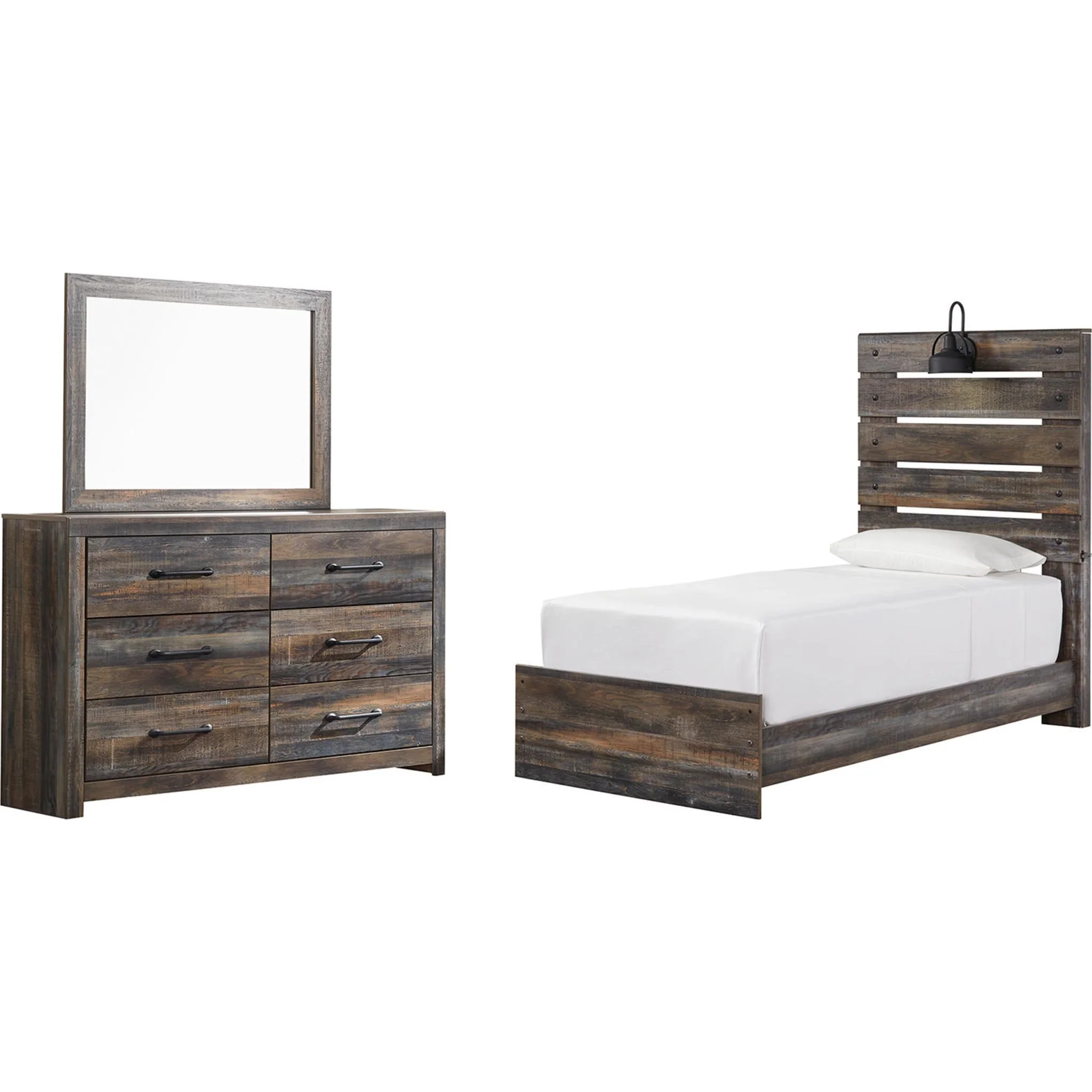 Drystan 5 Piece Panel Bedroom - Image 10