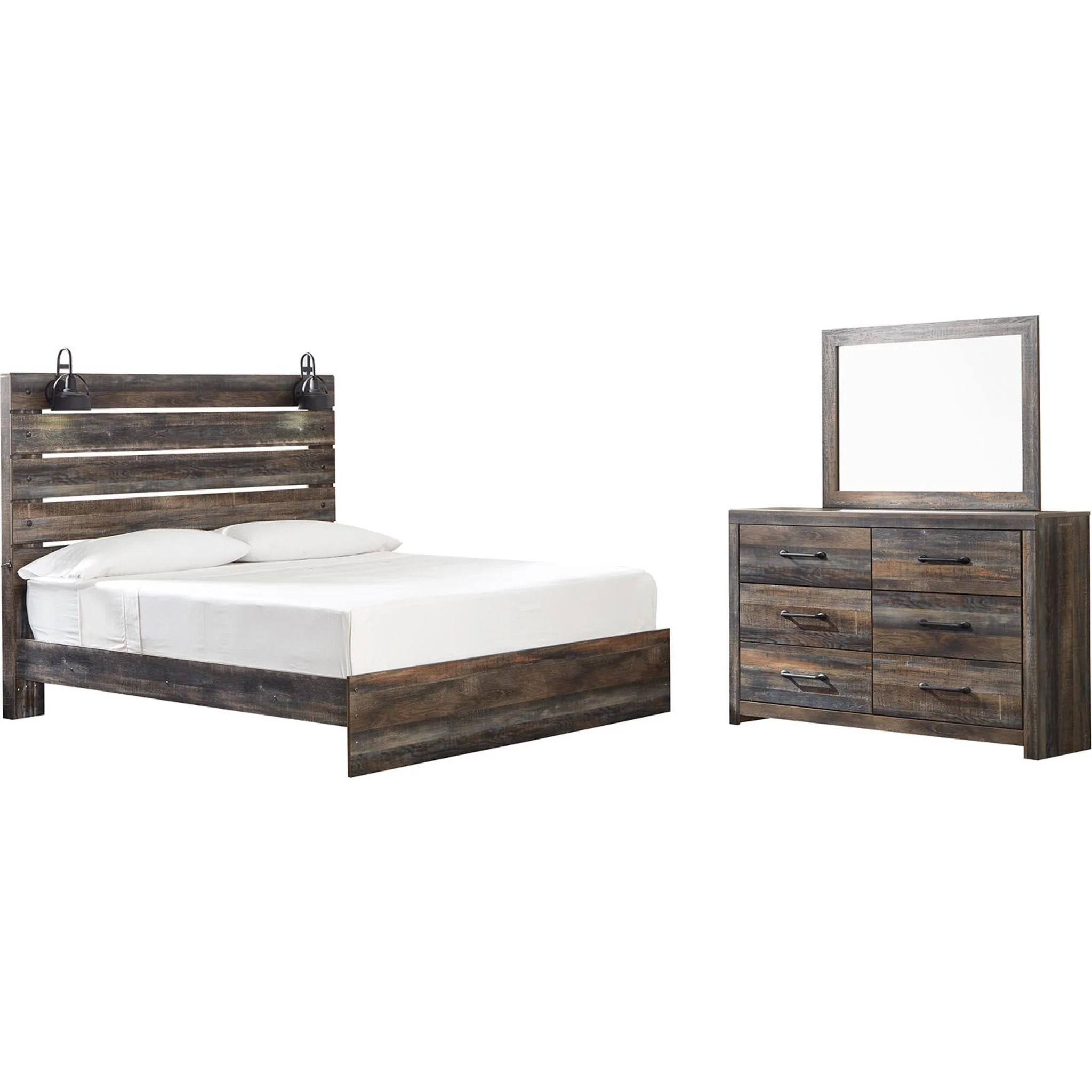Drystan 5 Piece Panel Bedroom - Image 10