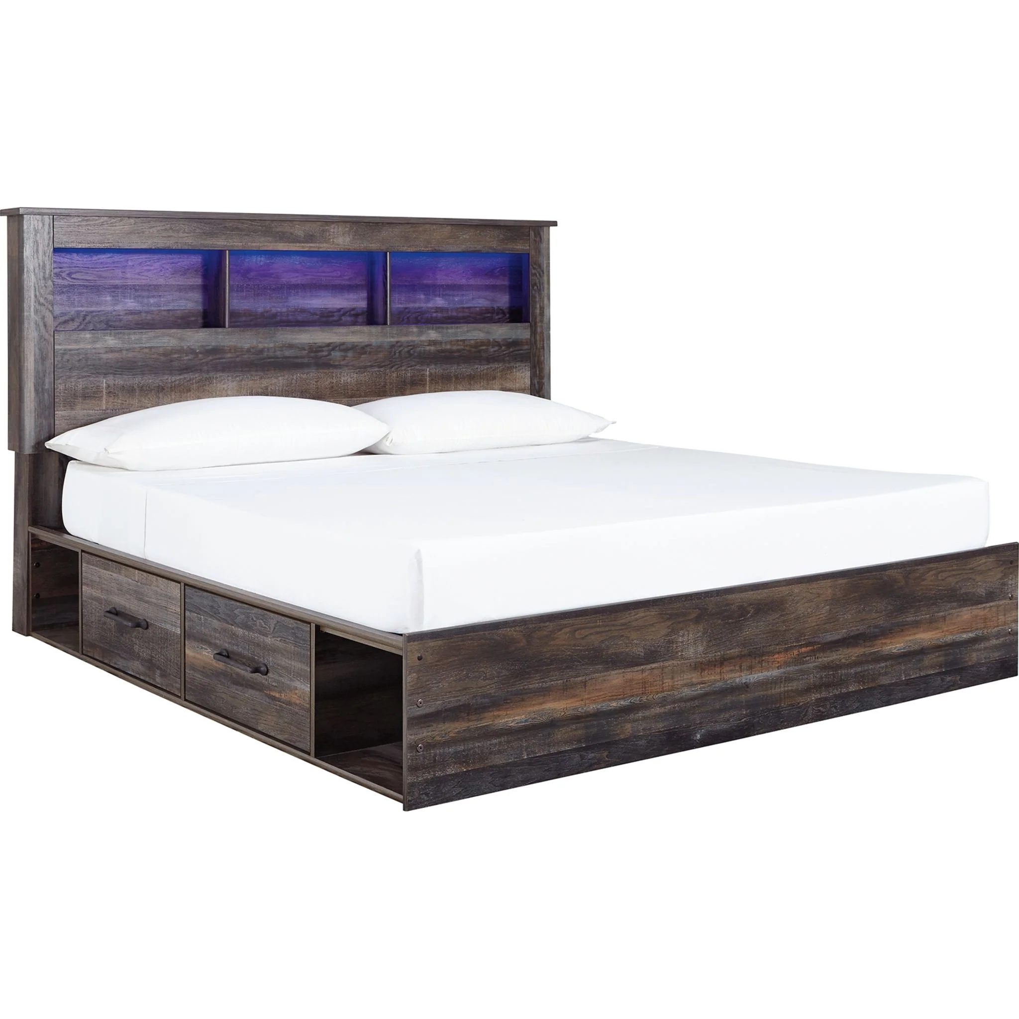 Drystan Bookcase Bed with 2 Drawer Storage - Image 11