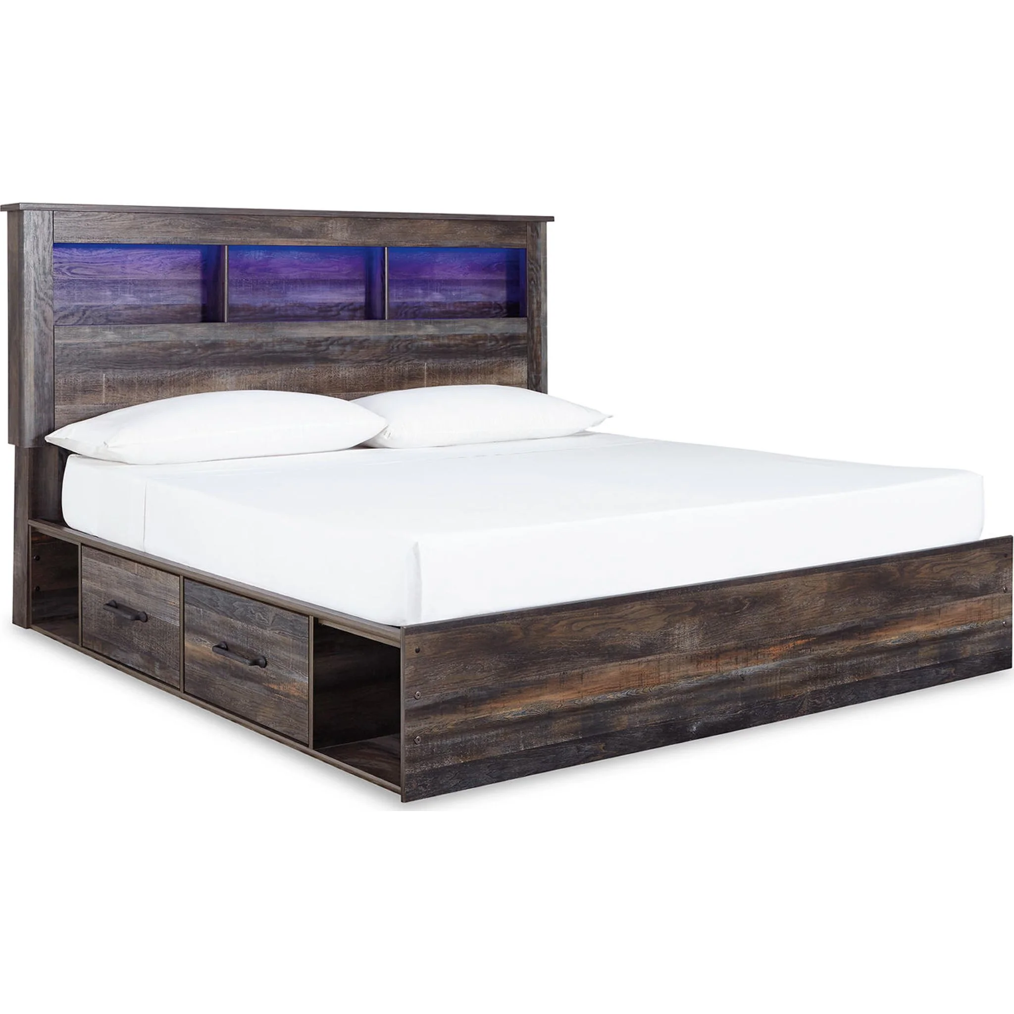 Drystan Bookcase Bed with 2 Drawer Storage - Image 17