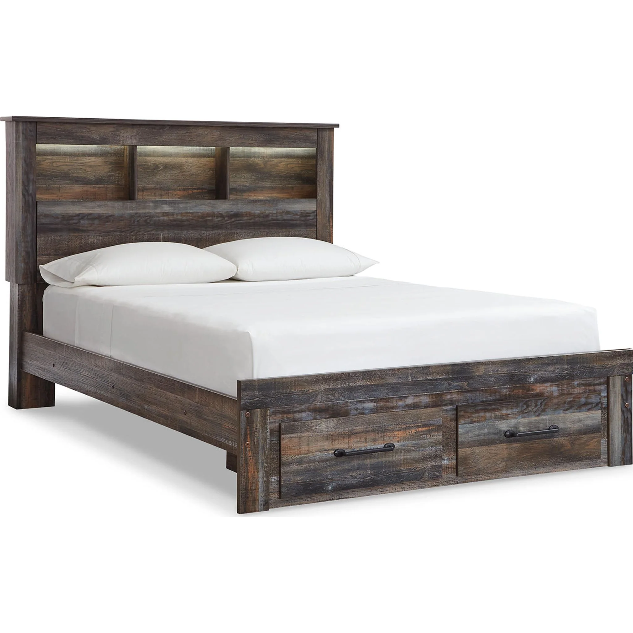 Drystan Bookcase Bed with Footboard Storage - Image 8