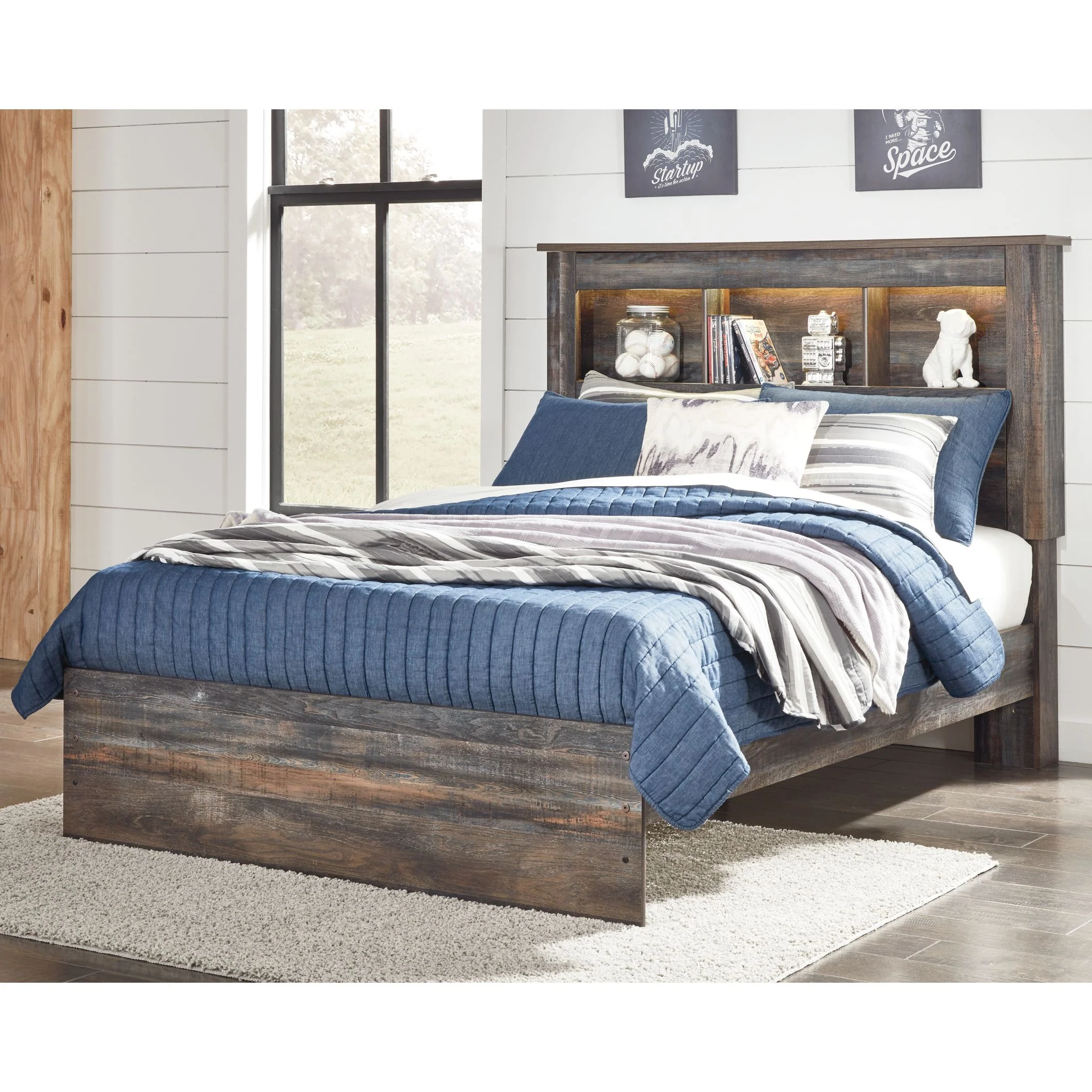 Drystan Full Bookcase Bed - Image 2