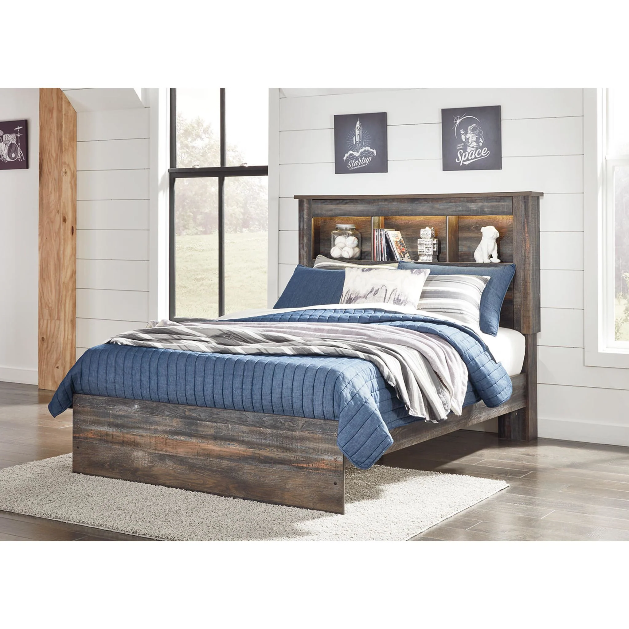 Drystan Full Bookcase Bed - Image 9