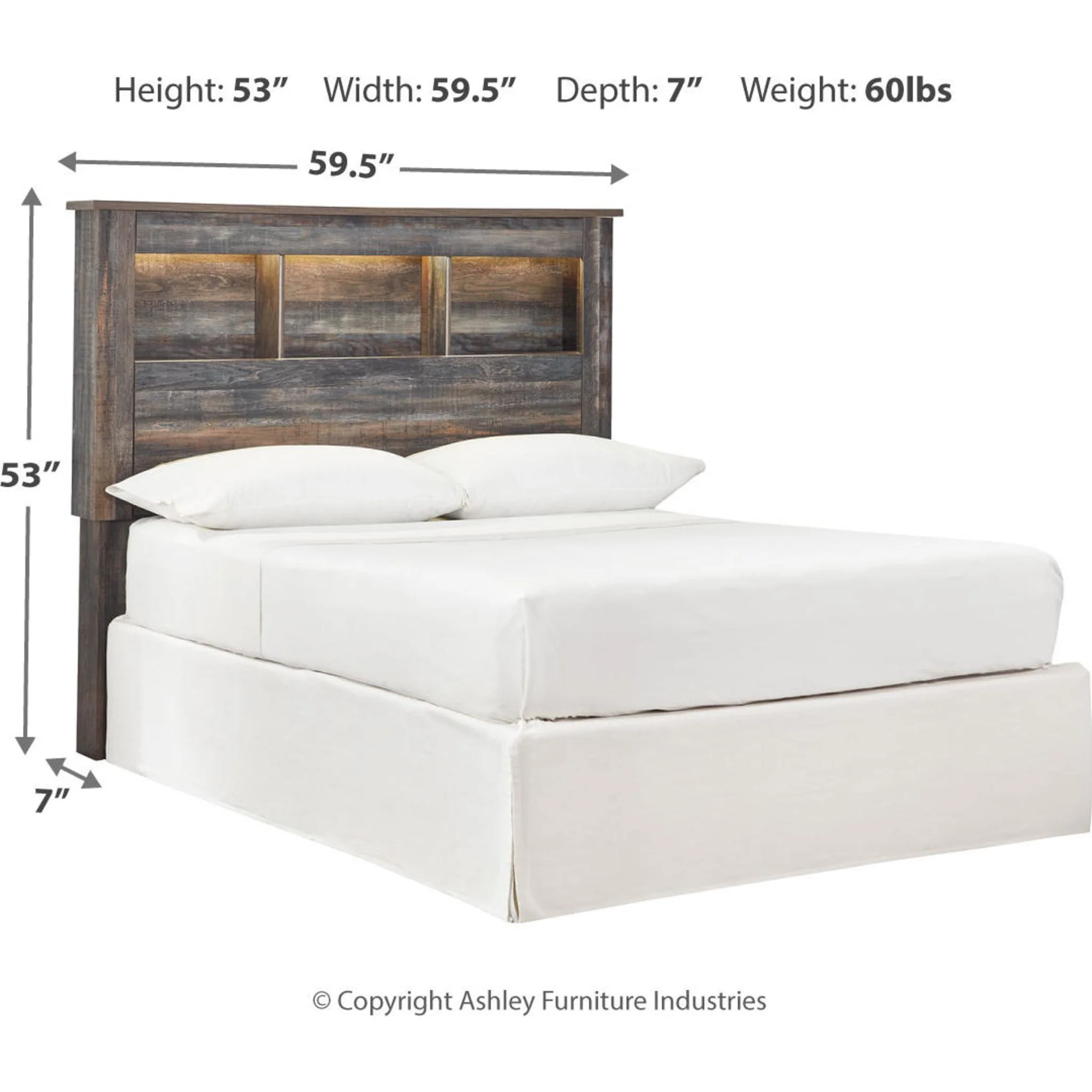 Drystan Full Bookcase Headboard - Image 7