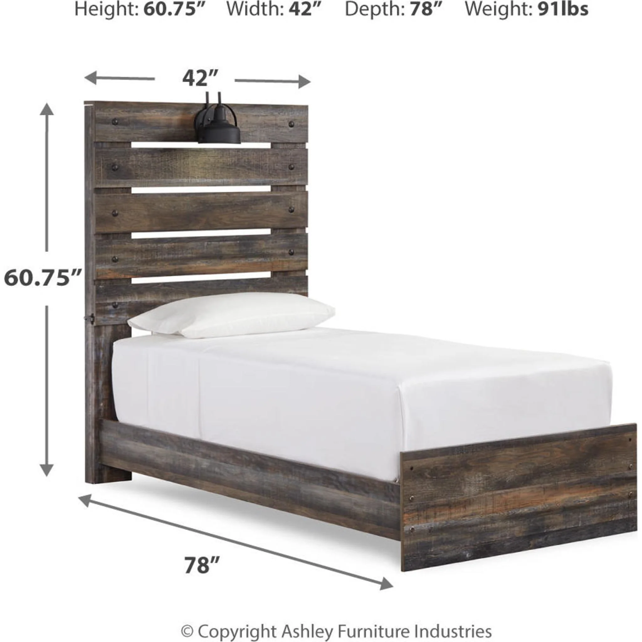 Drystan Panel Bed - Image 11