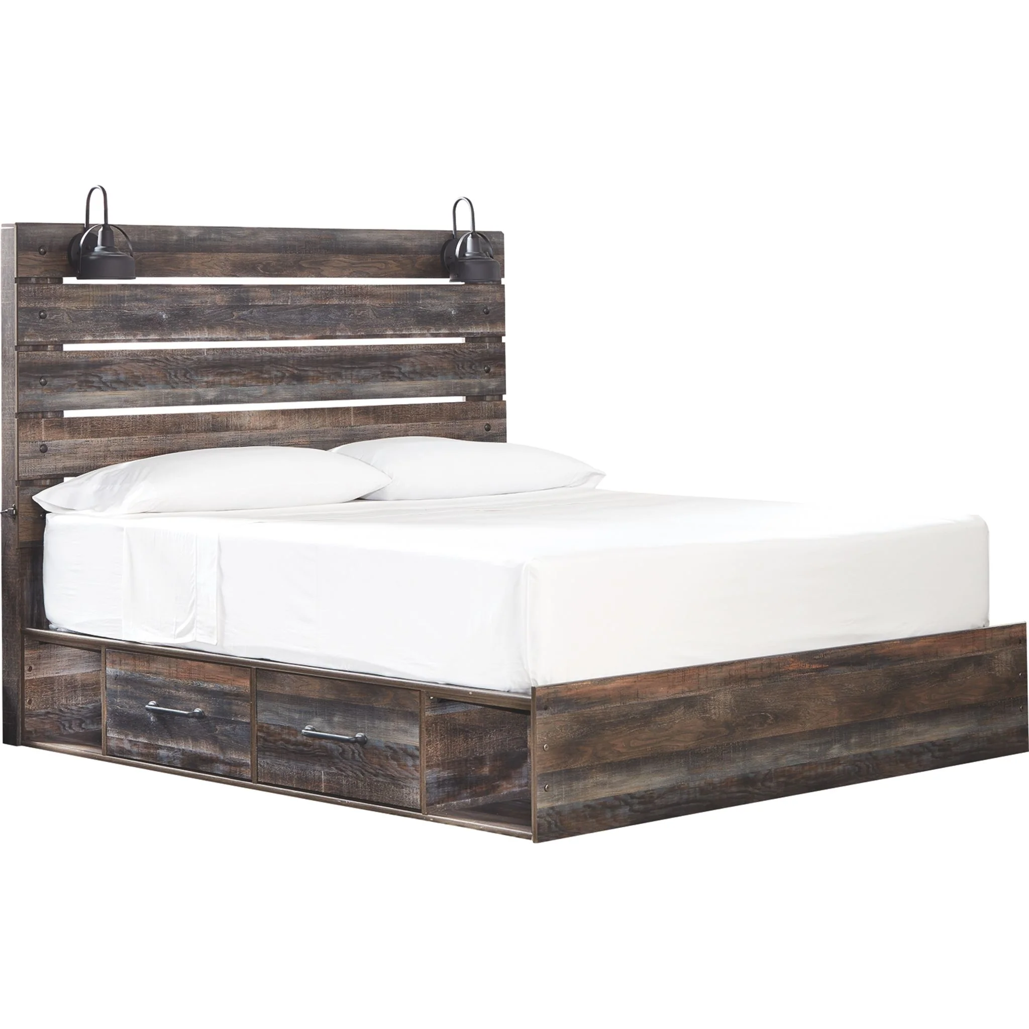 Drystan Panel Bed with 2 Drawer Storage - Image 11