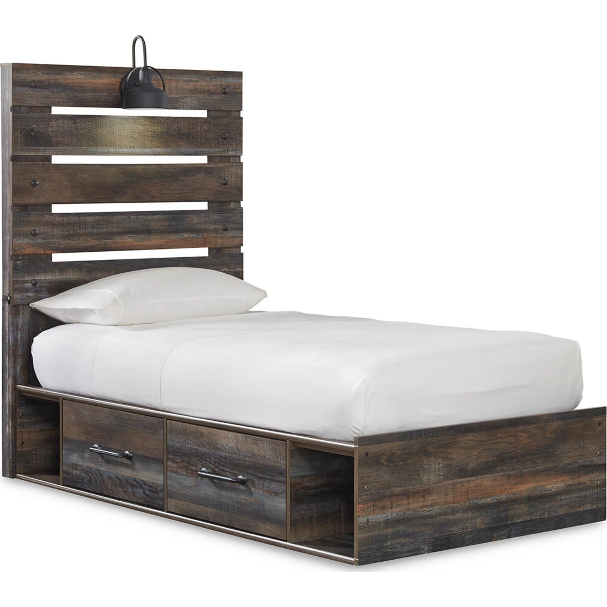Drystan Panel Bed with 2 Drawer Storage - Image 17