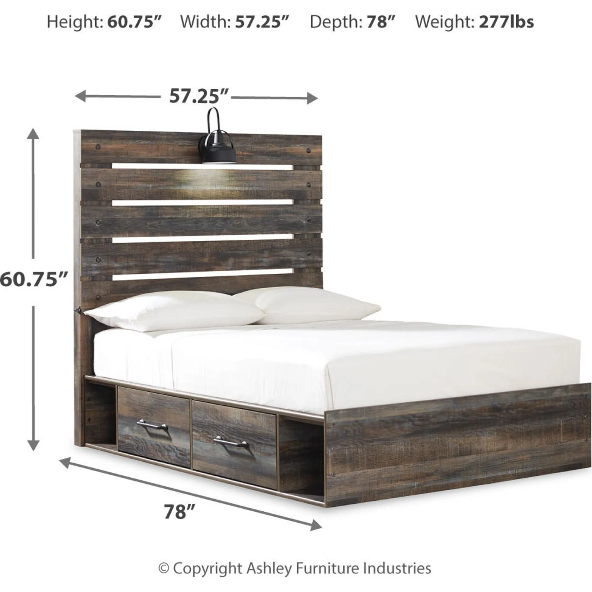 Drystan Panel Bed with 4 Drawer Storage - Image 40