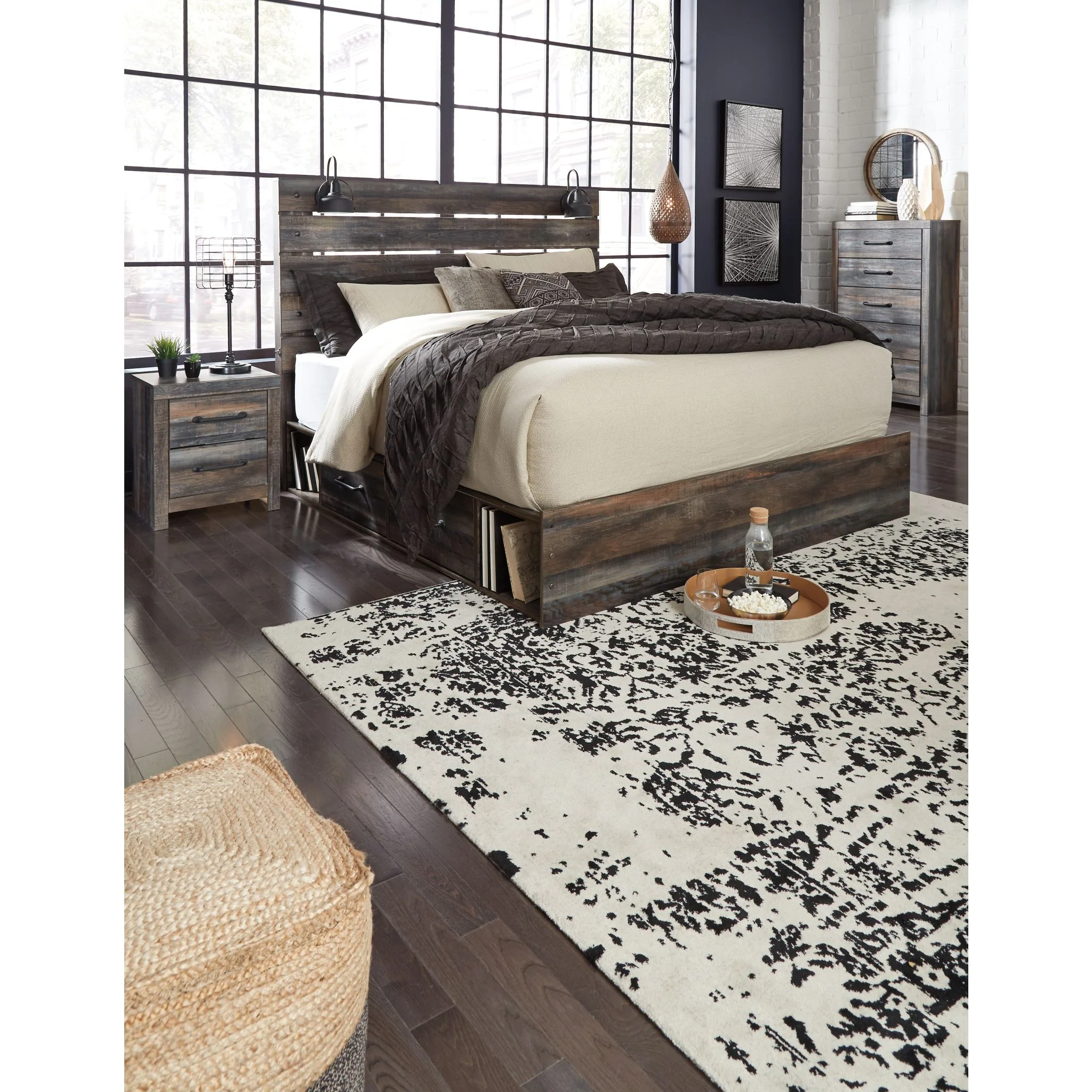 Drystan Panel Bed with 4 Drawer Storage - Image 14