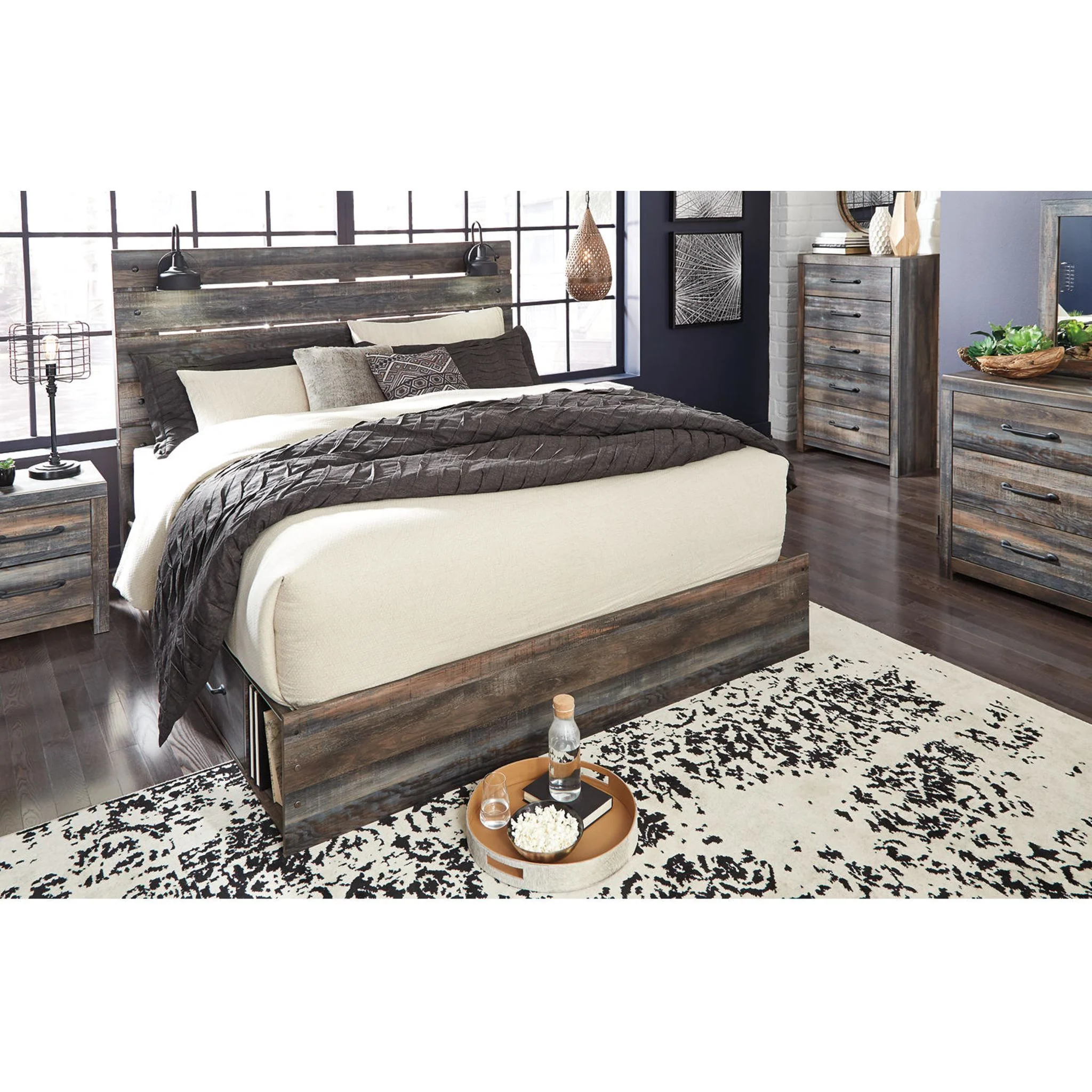 Drystan Panel Bed with 4 Drawer Storage - Image 20