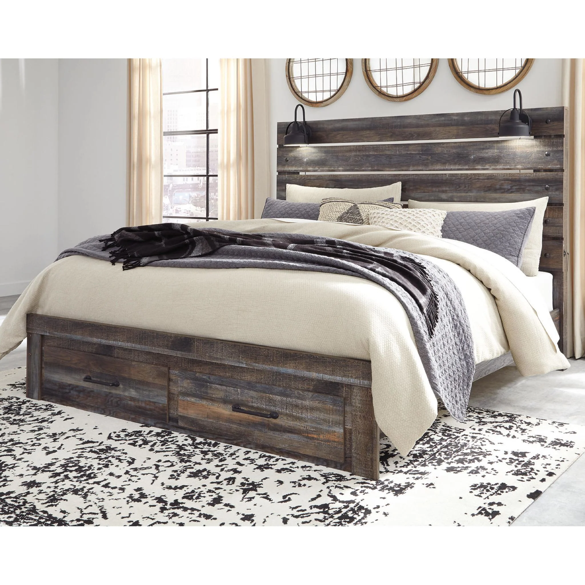 Drystan Panel Bed with Footboard Storage - Image 14