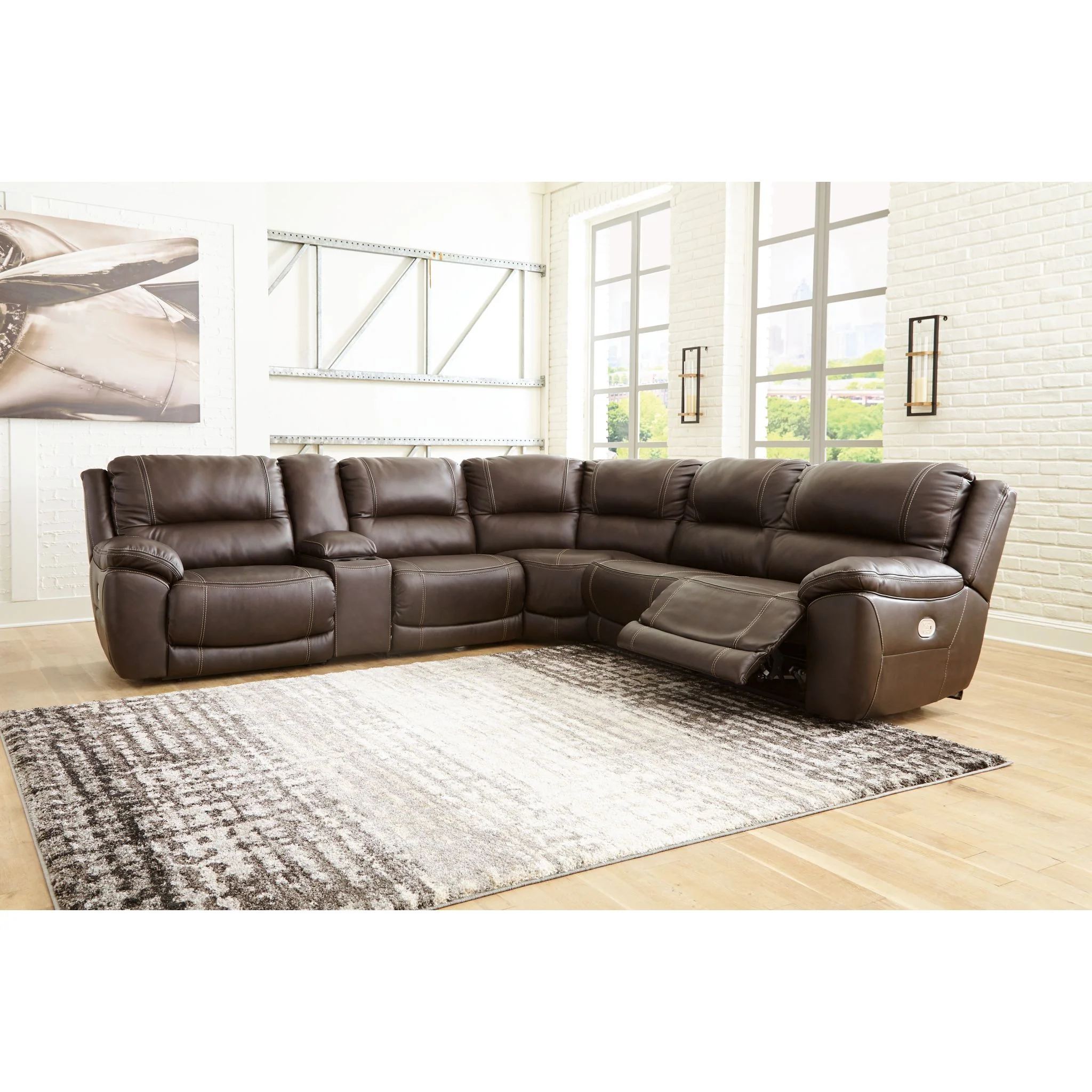 Dunleith 6 Piece Power Reclining Sectional - Image 2
