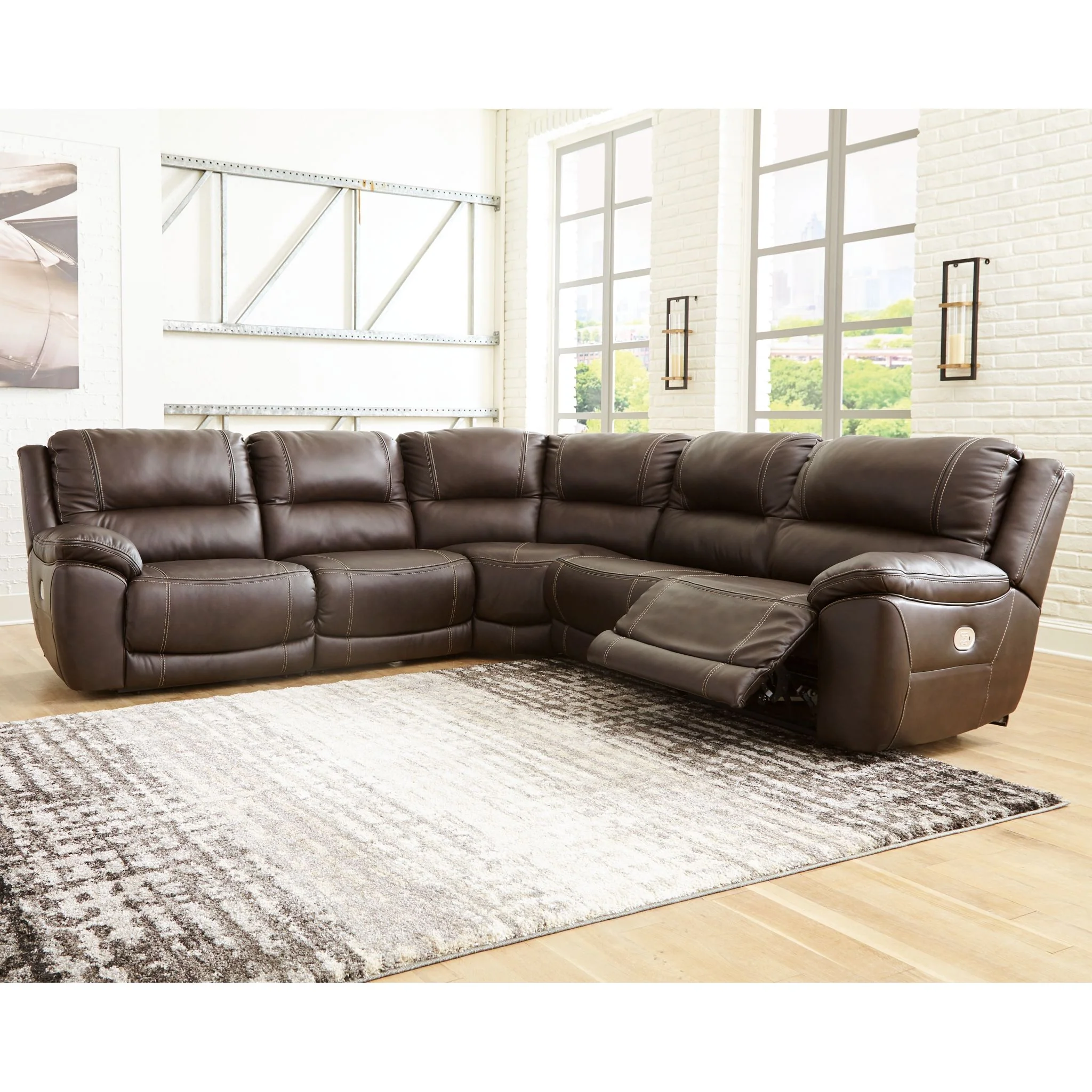 Dunleith 5 Piece Power Reclining Sectional - Image 2