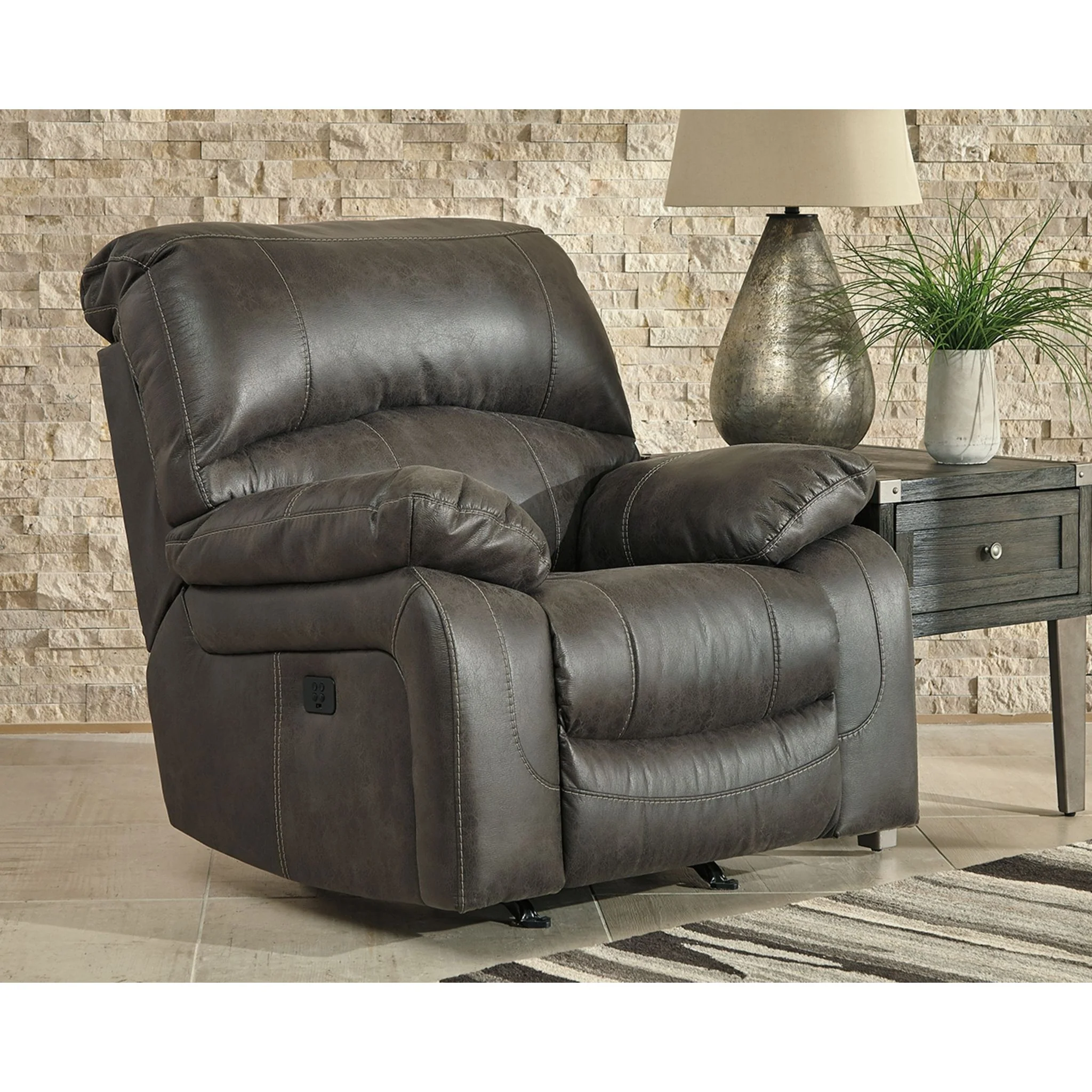 Dunwell Power Recliner with Adjustable Headrest - Image 3