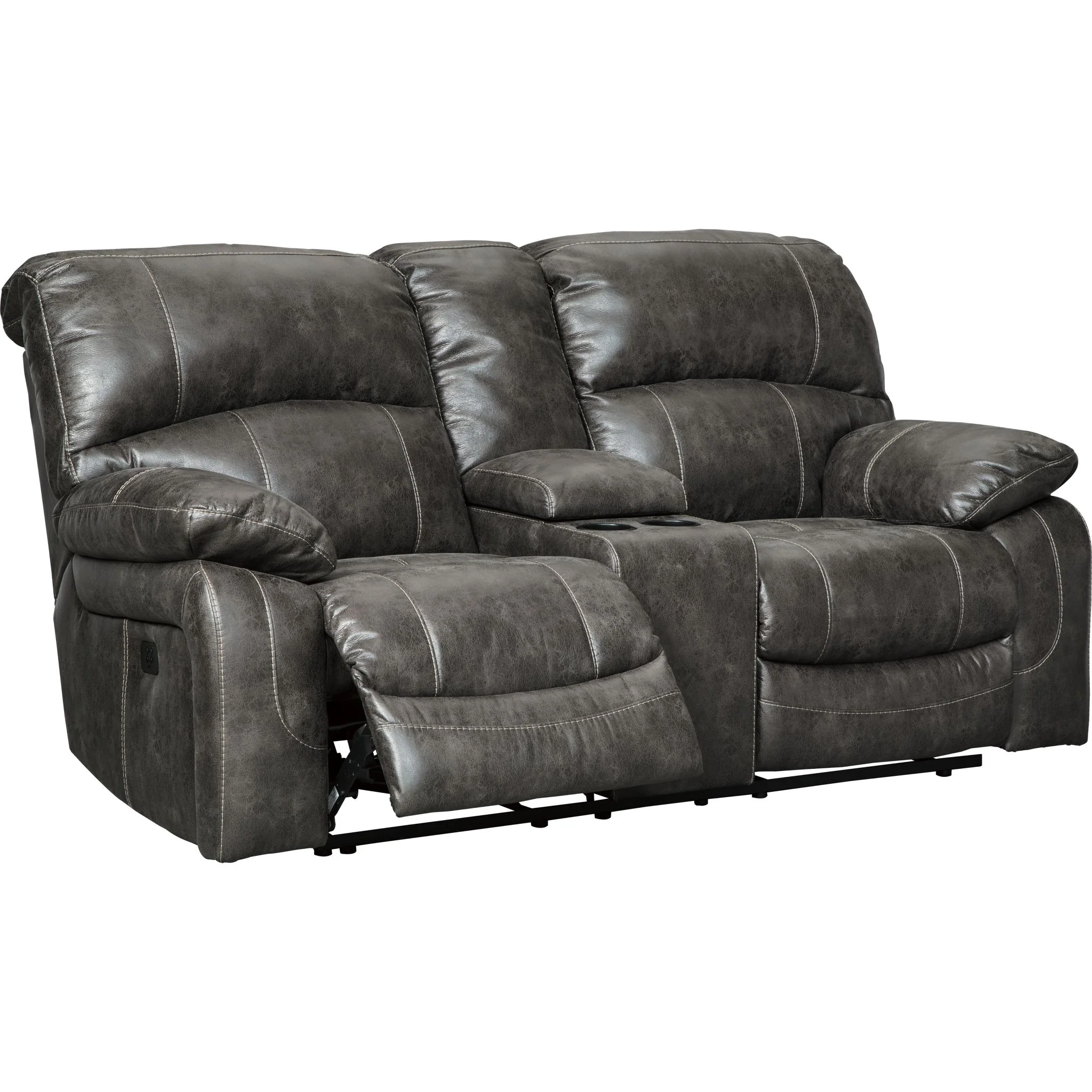 Dunwell Power Reclining Loveseat with Adjustable Headrest - Image 3