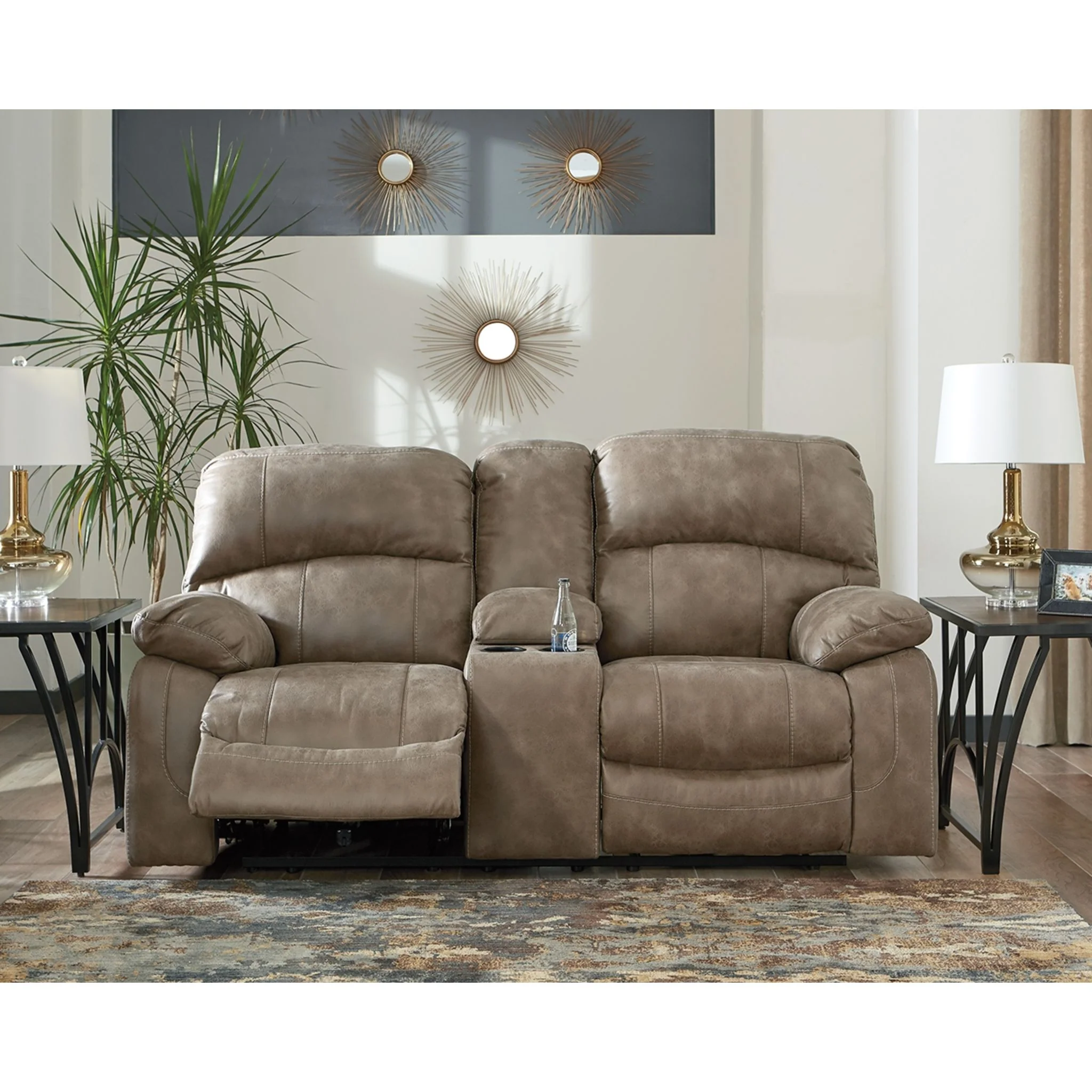 Dunwell Power Reclining Loveseat with Adjustable Headrest - Image 2