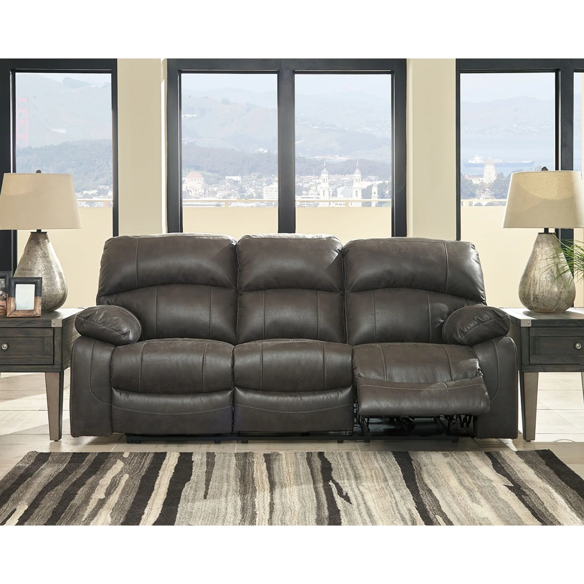 Dunwell Power Reclining Sofa with Adjustable Headrest - Image 2