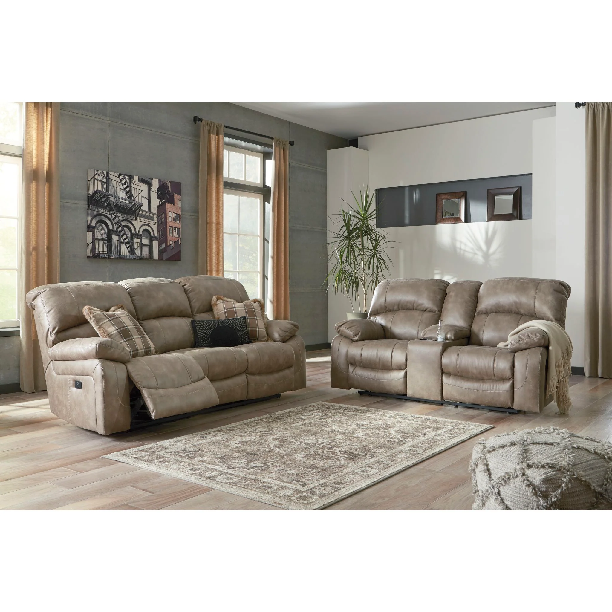 Dunwell Power Reclining Sofa with Adjustable Headrest - Image 5