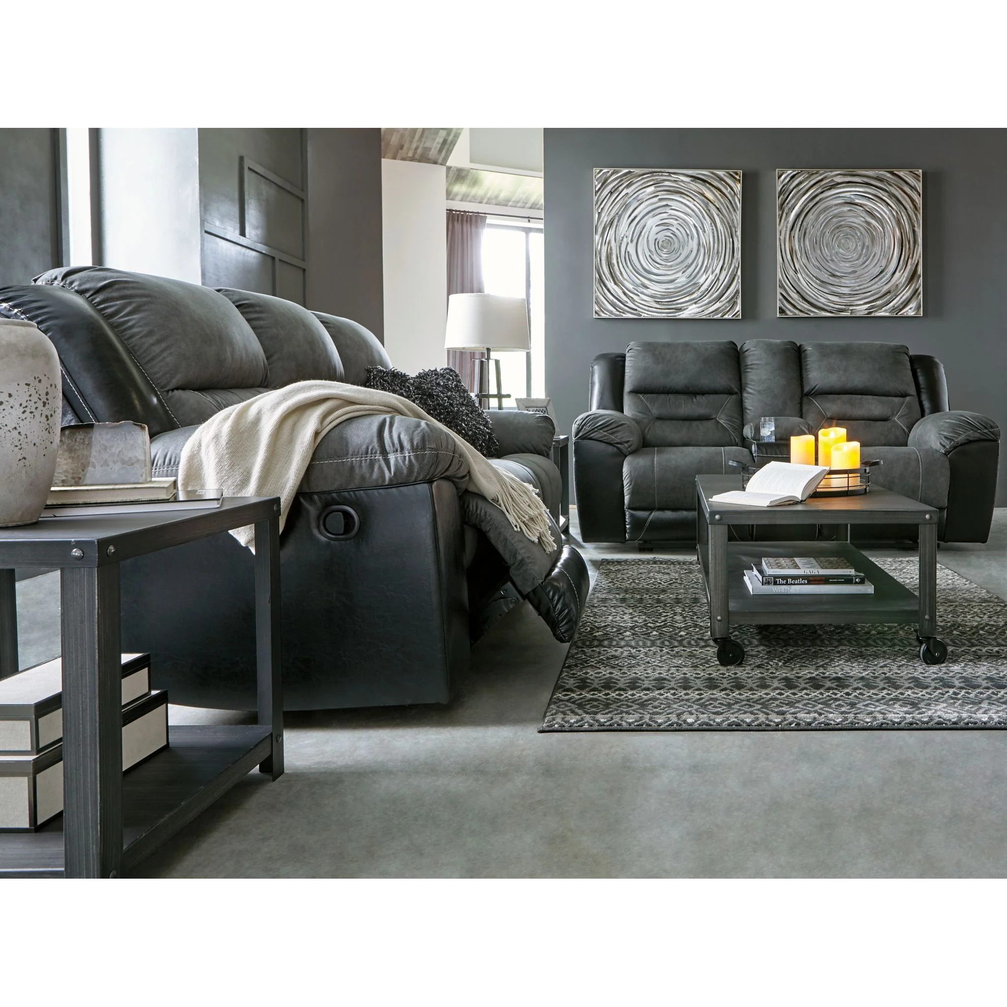 Earhart Reclining Loveseat with Console - Image 10