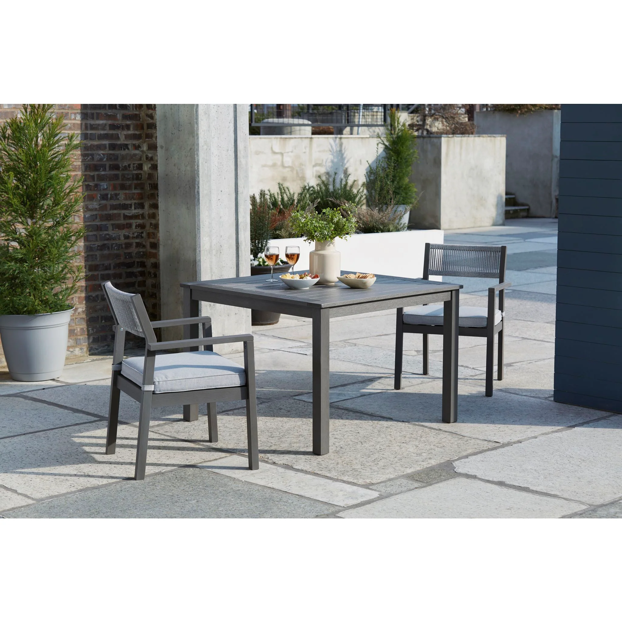 Eden Town Arm Chair with Cushion (set of 2) - Image 4