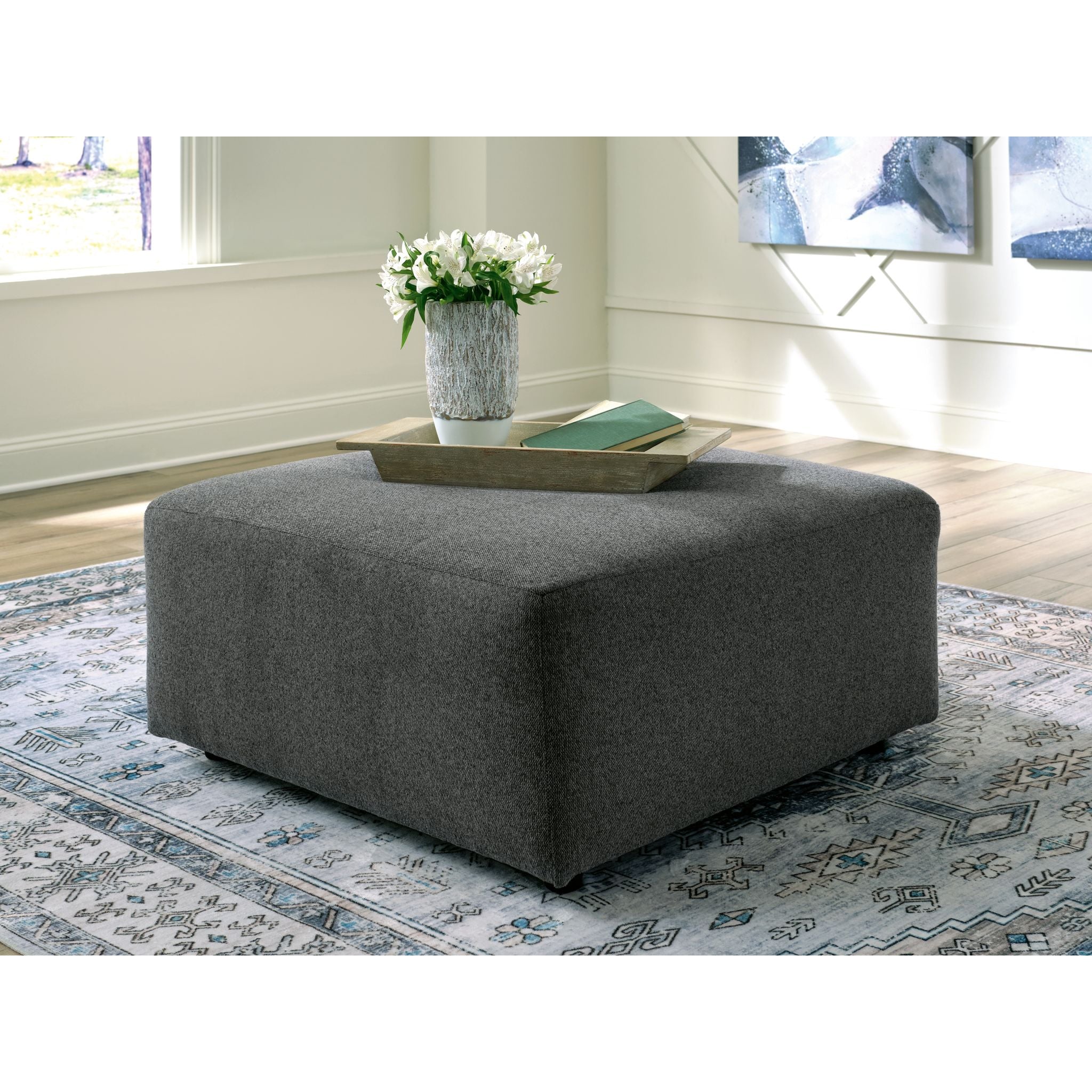 Edenfield Oversized Accent Ottoman - Image 2