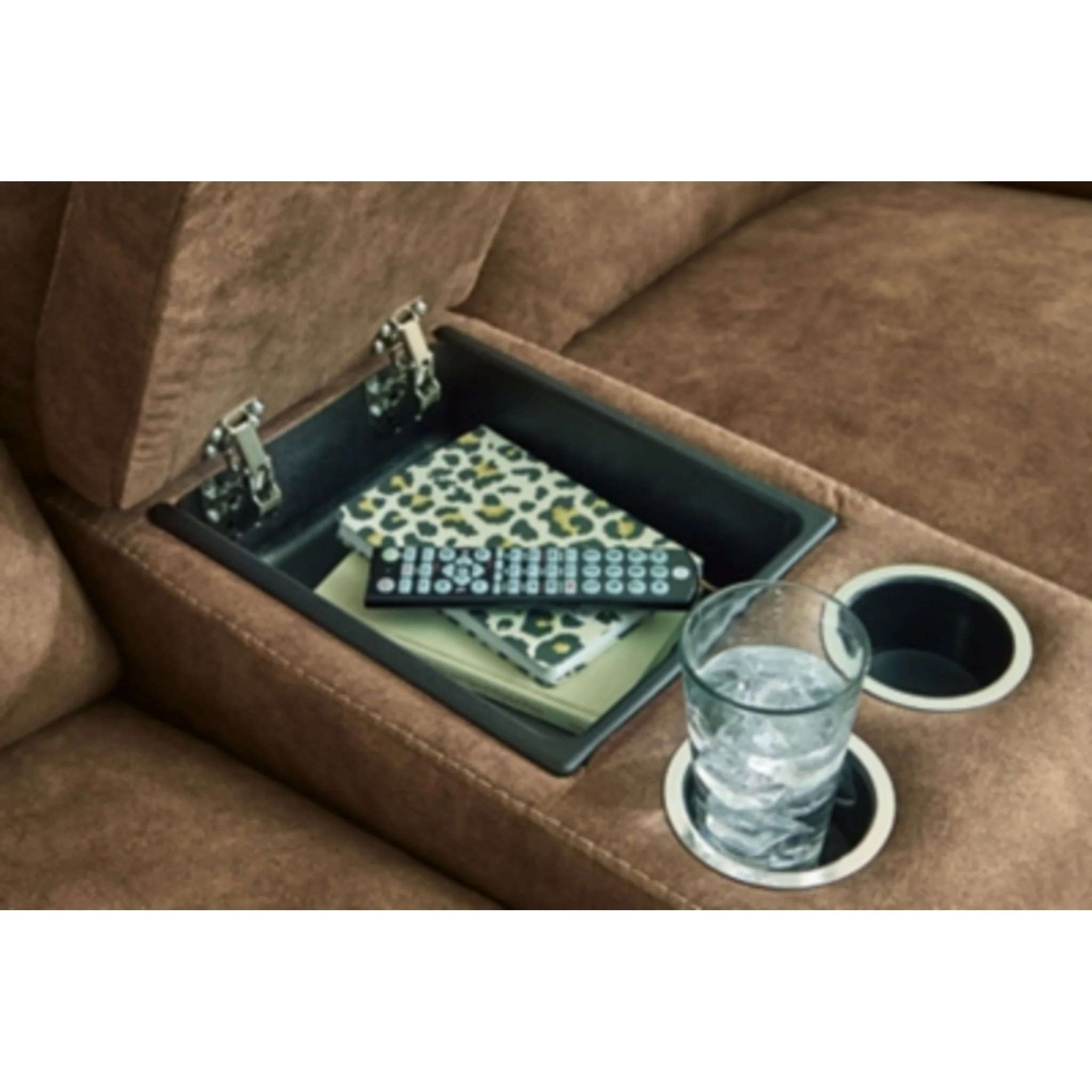 Edenwold Reclining Loveseat with Console - Image 6