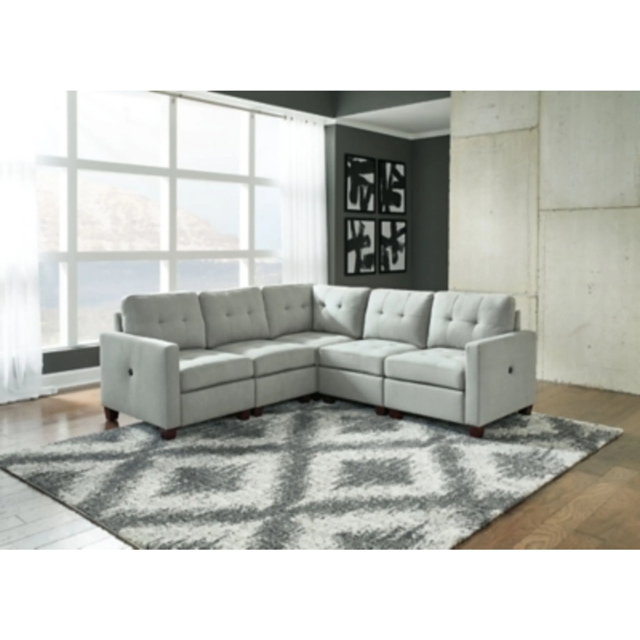 Edlie 5 Piece Sectional - Image 2