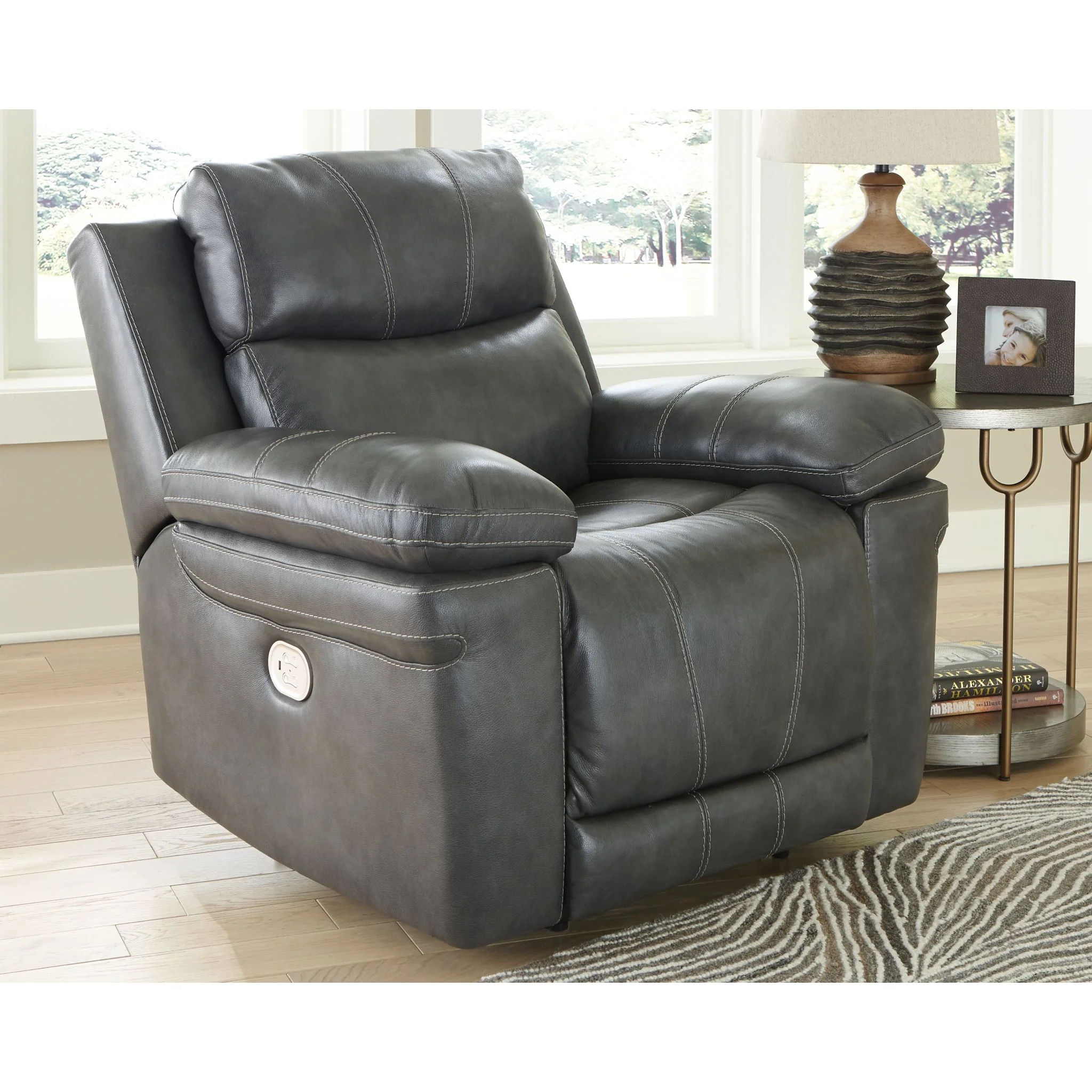 Edmar Power Recliner with Adjustable Headrest - Image 2