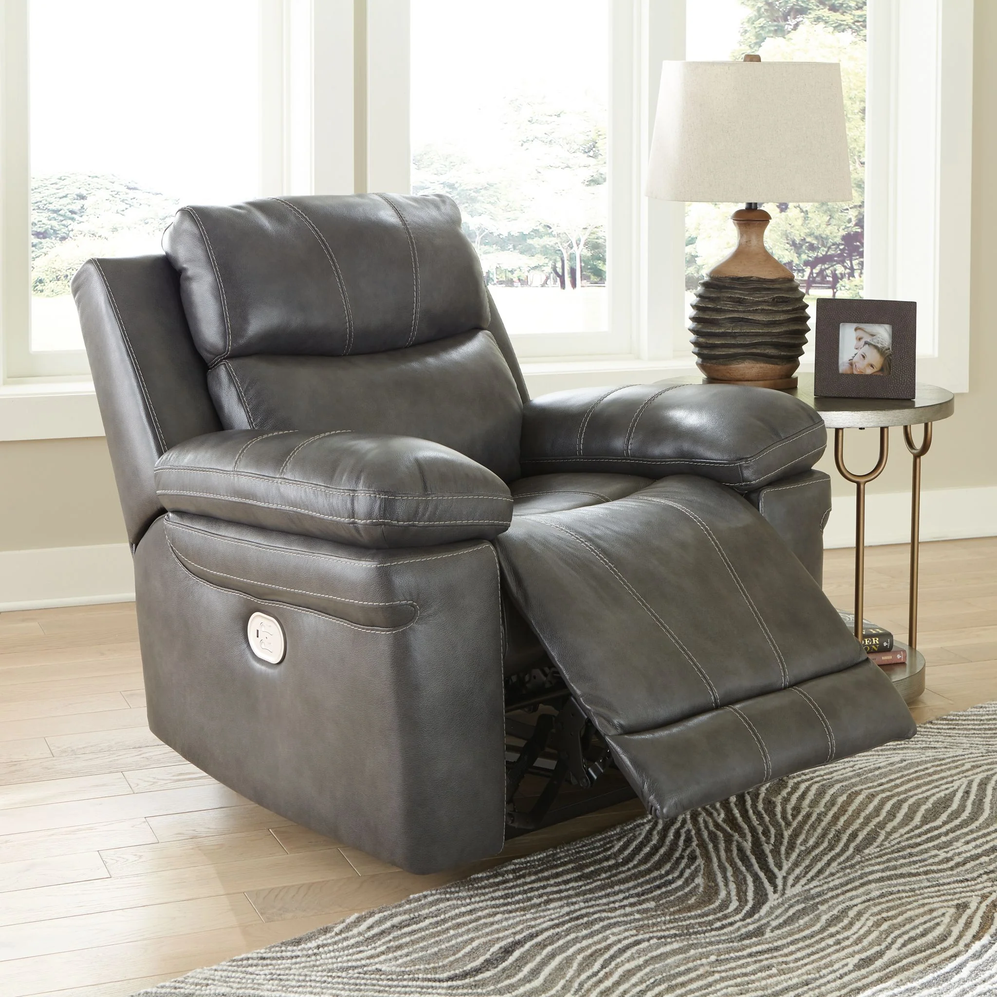 Edmar Power Recliner with Adjustable Headrest - Image 7