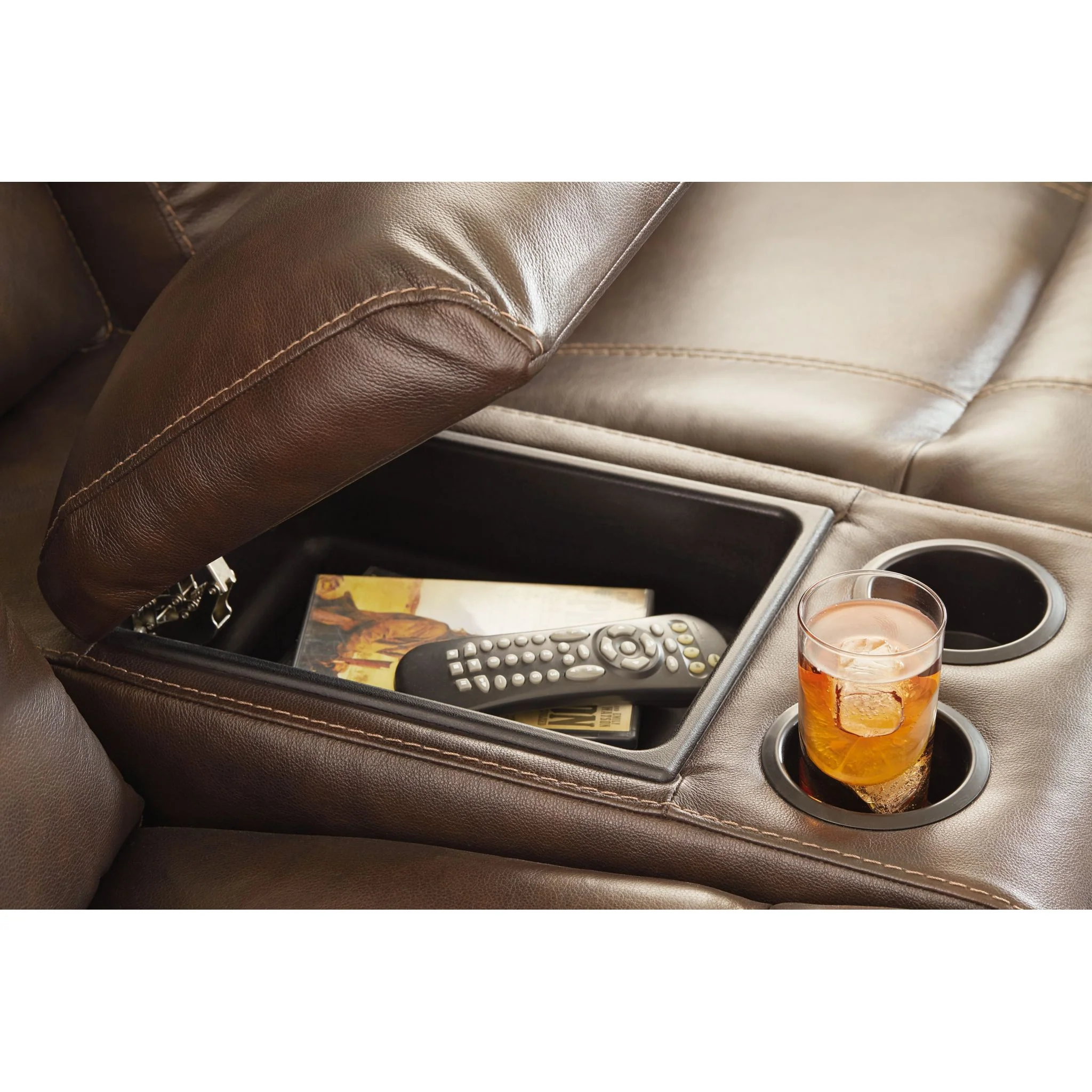 Edmar PWR REC Loveseat/CON/ADJ HDRST - Image 6