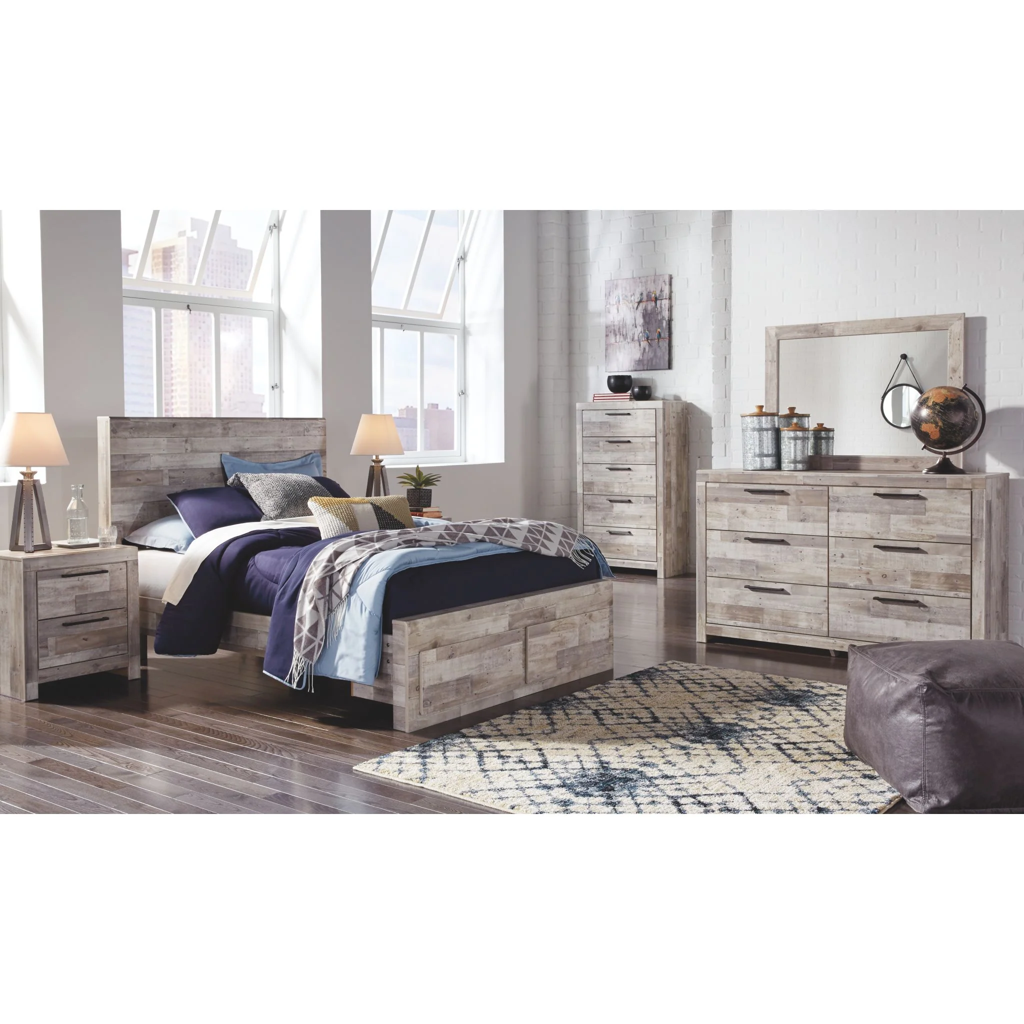 Effie-Exclusive 5 Piece Full Storage Bedroom - Image 2